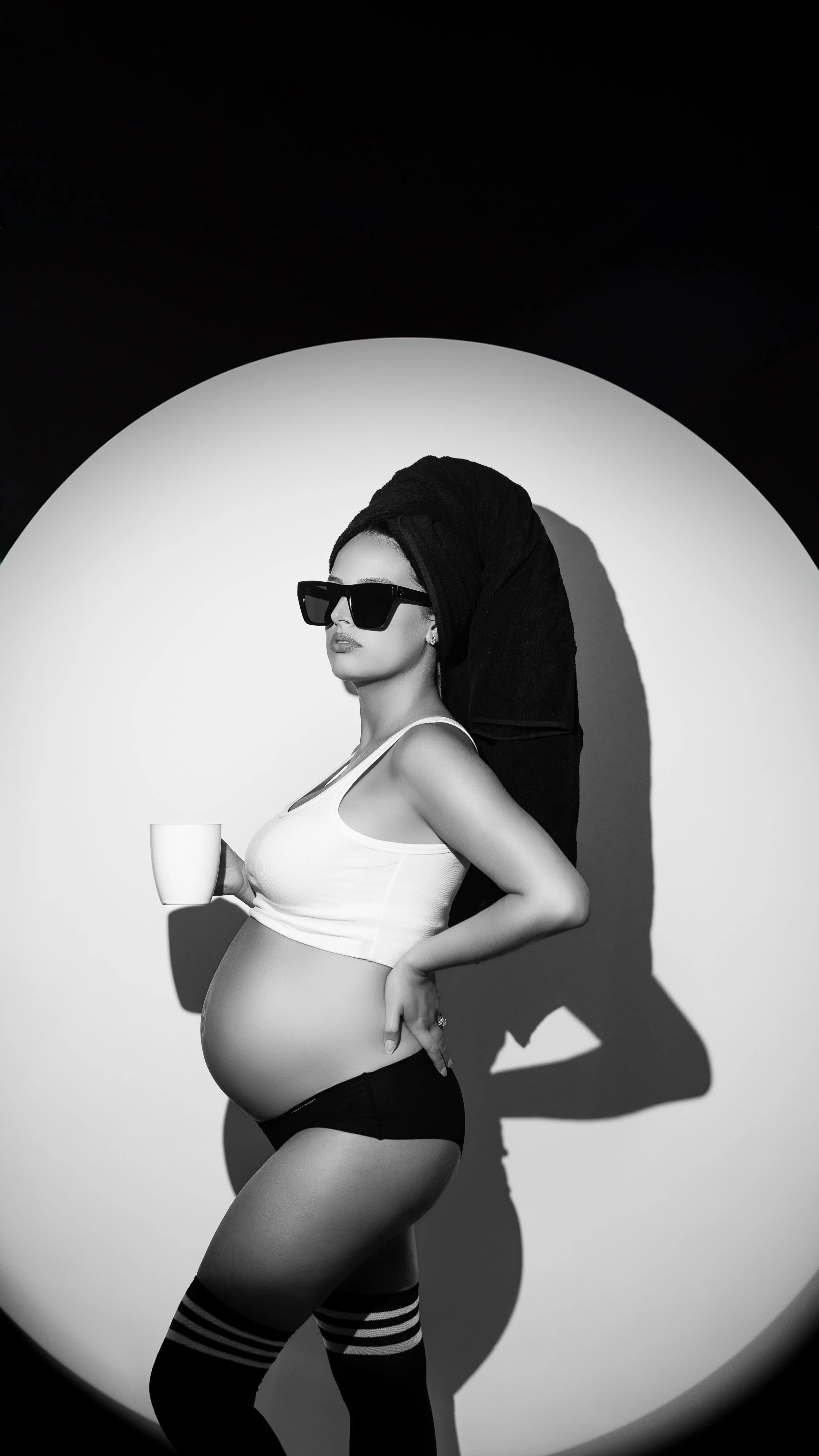 luxury-maternity-photography-rhode-island-professional-fashion-editorial-style-pregnancy-portrait-studio-posh-coffee-cup-head-wrapped.jpg