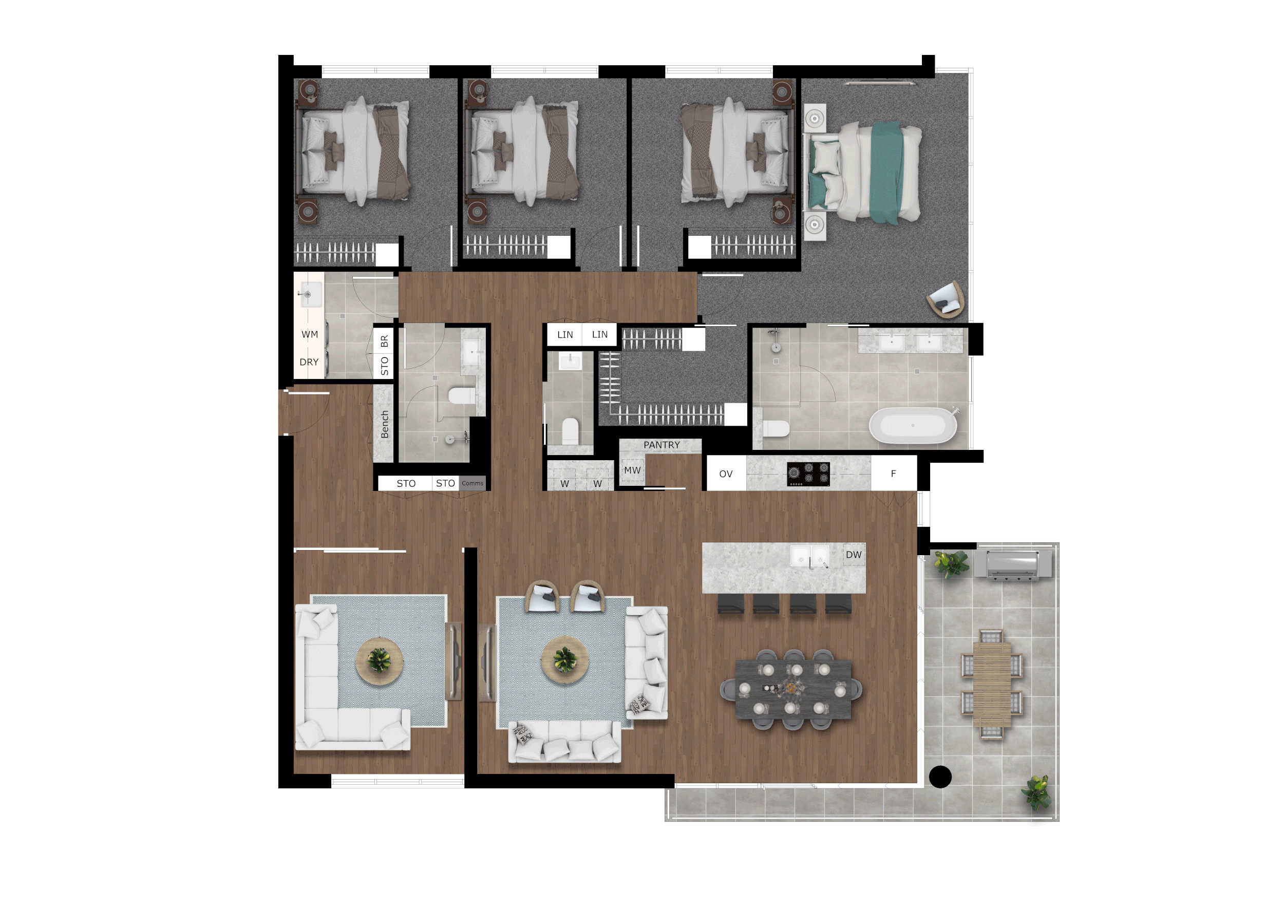 Optional media room upgrade