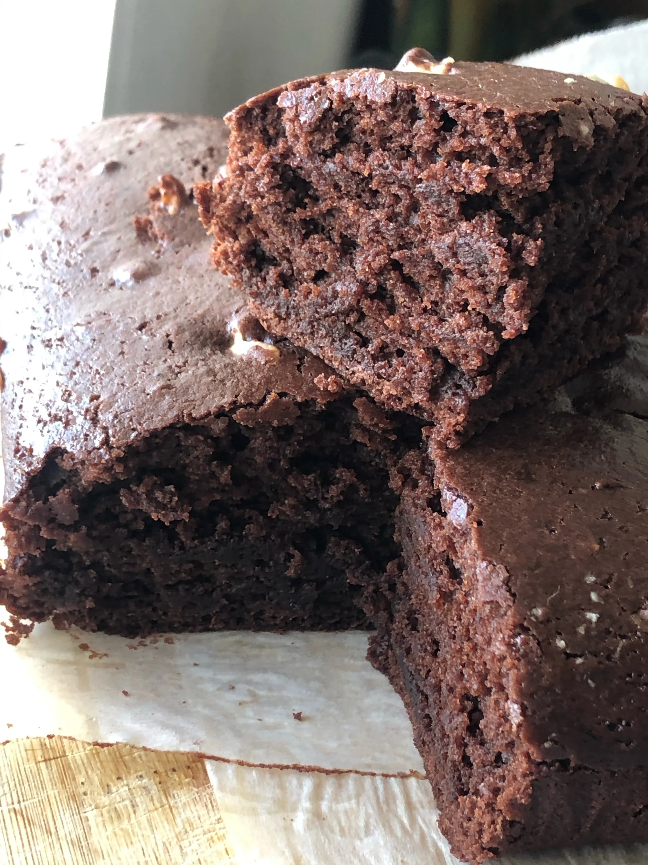 Vegan Brownies made with Cocoa Powder