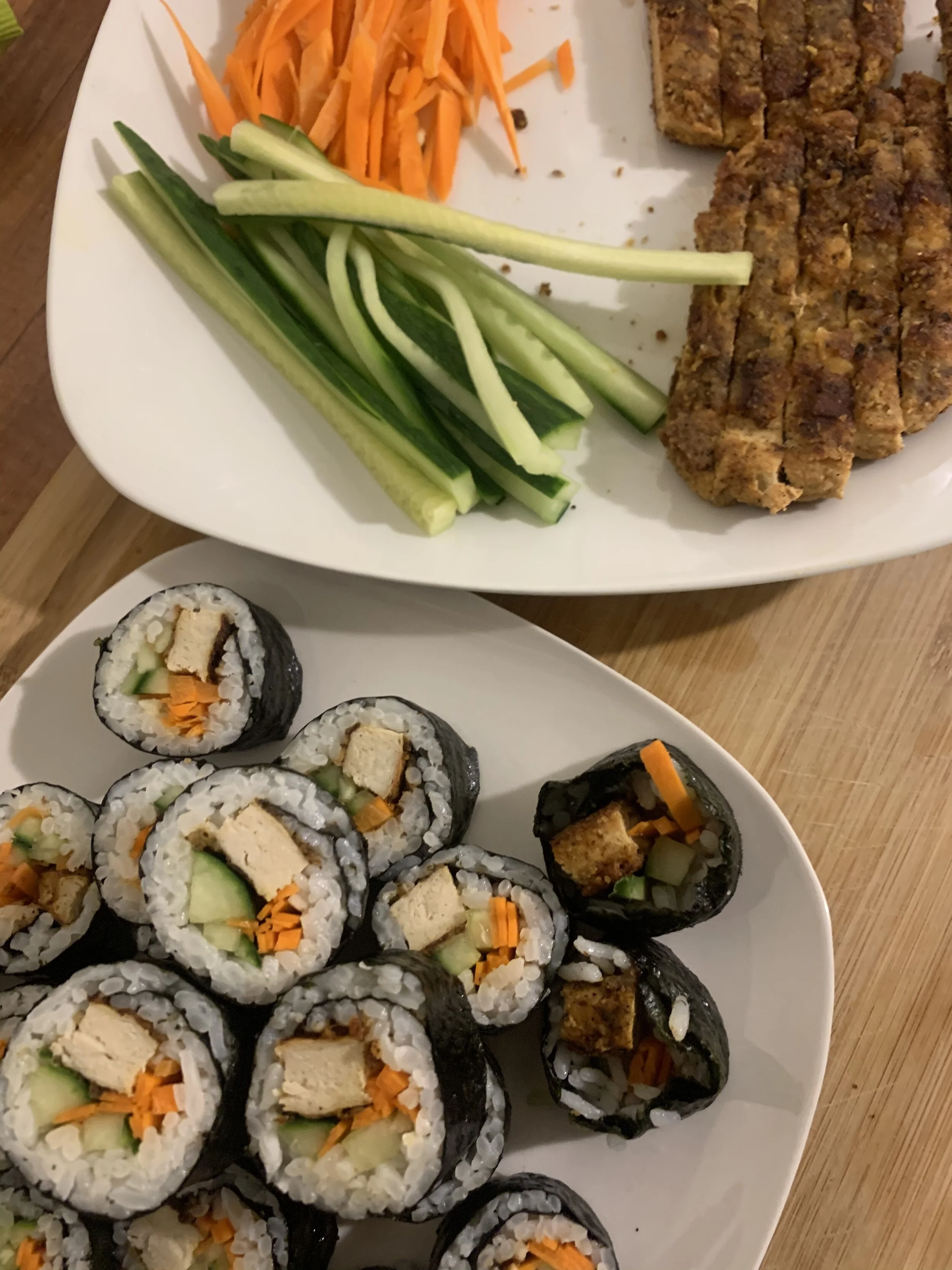 Crispy Chicken Sushi