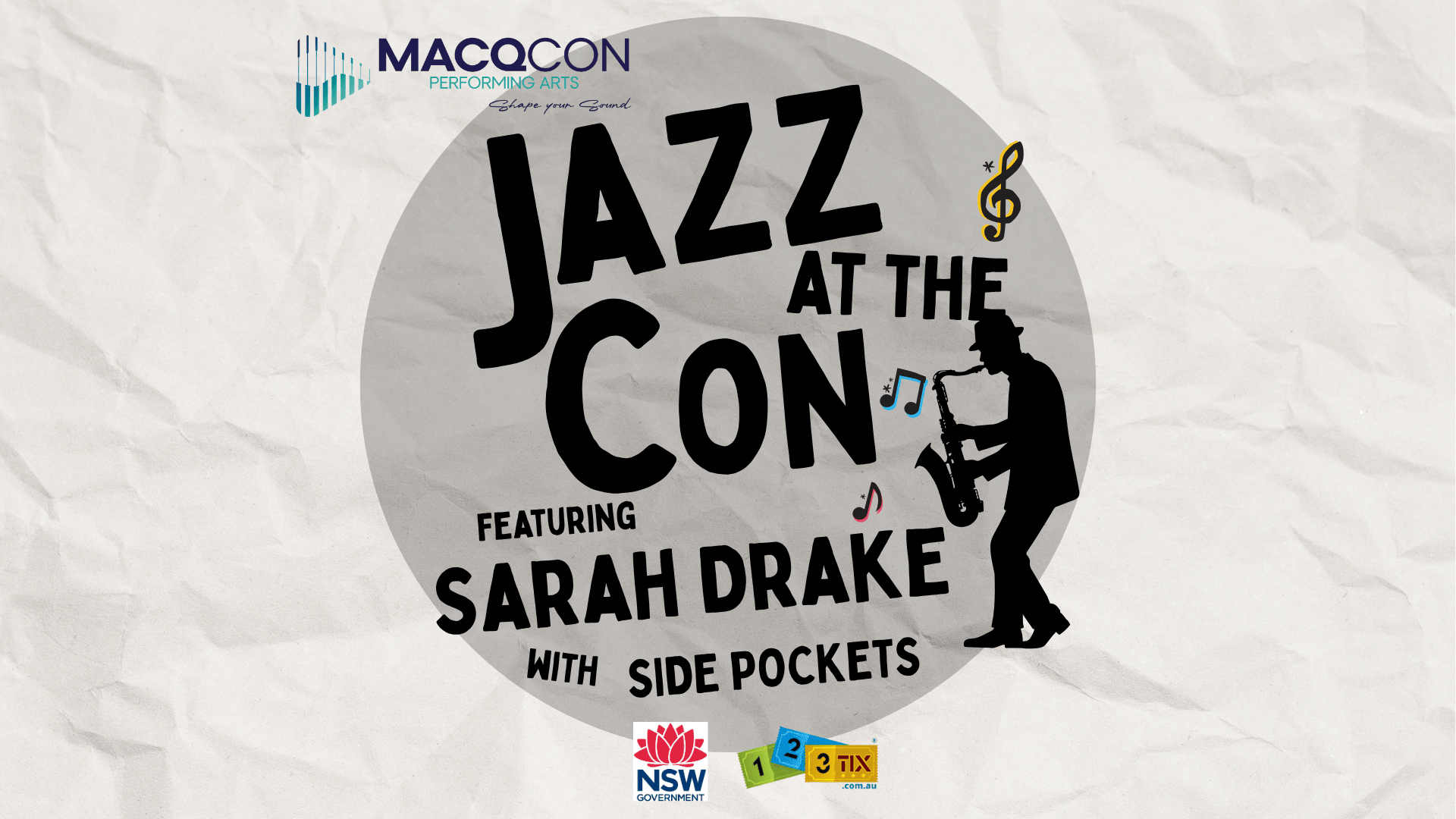 Jazz at the Con - Featuring Sarah Drake with Side Pockets