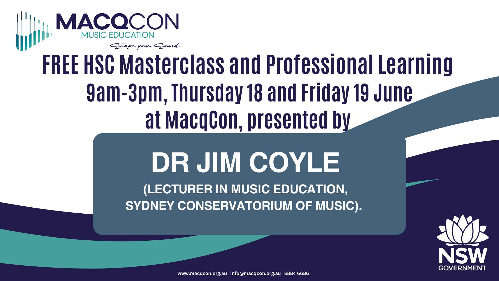 FREE HSC Masterclass & Professional Learning Workshop with Dr Jim Coyle