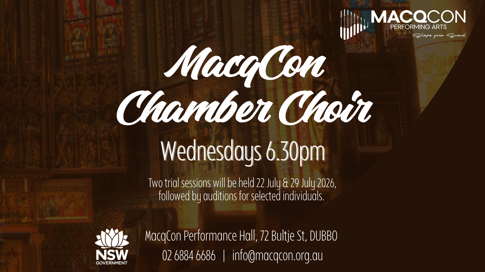 MacqCon Chamber Choir - Trial Session