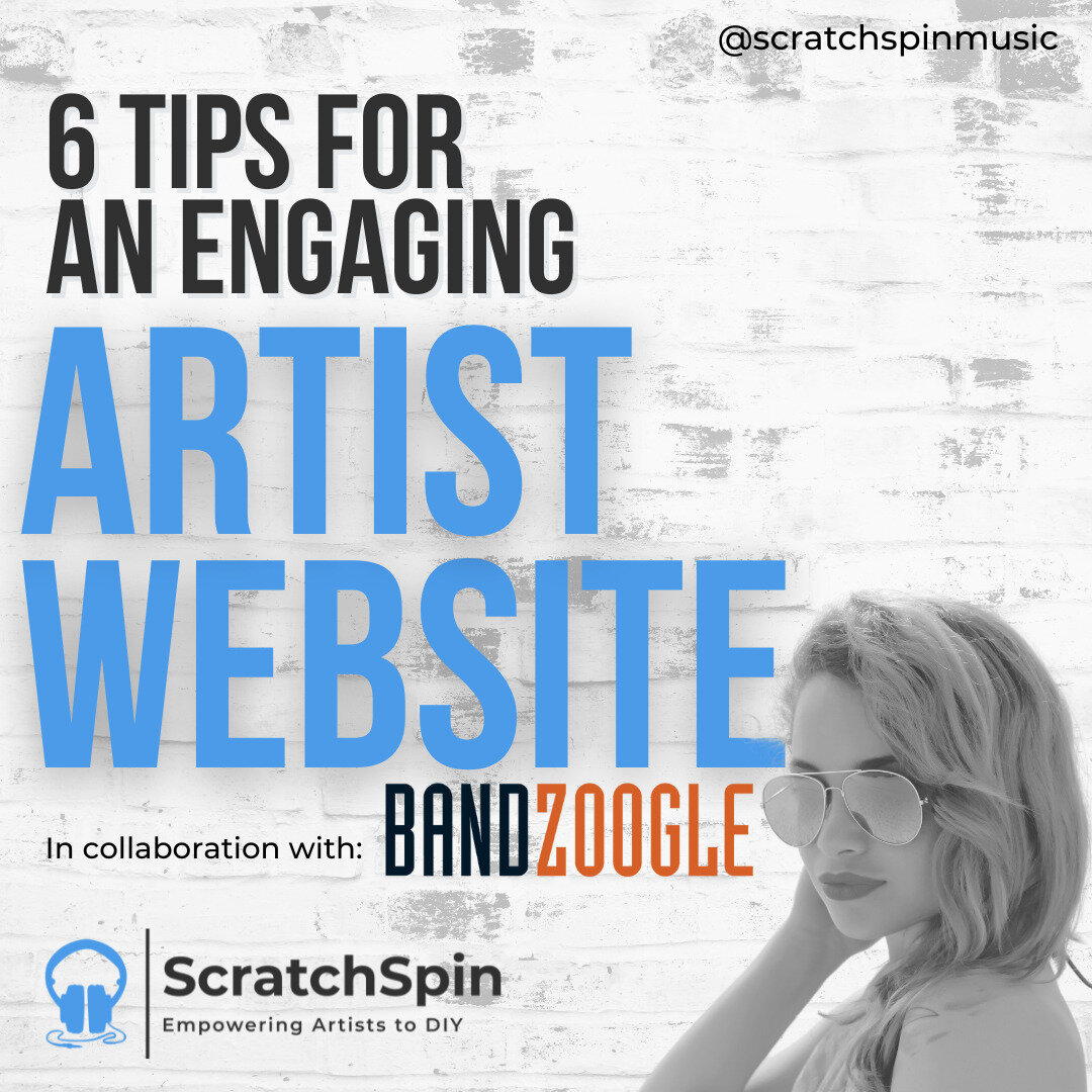 I'm so honoured to share this guest post by&nbsp;@Bandzoogle! Bandzoogle&nbsp;is where I host my artist website and the fabulous team there has turned out to be a valuable partnership for ScratchSpin.

These guys specialize in artist websites, so the
