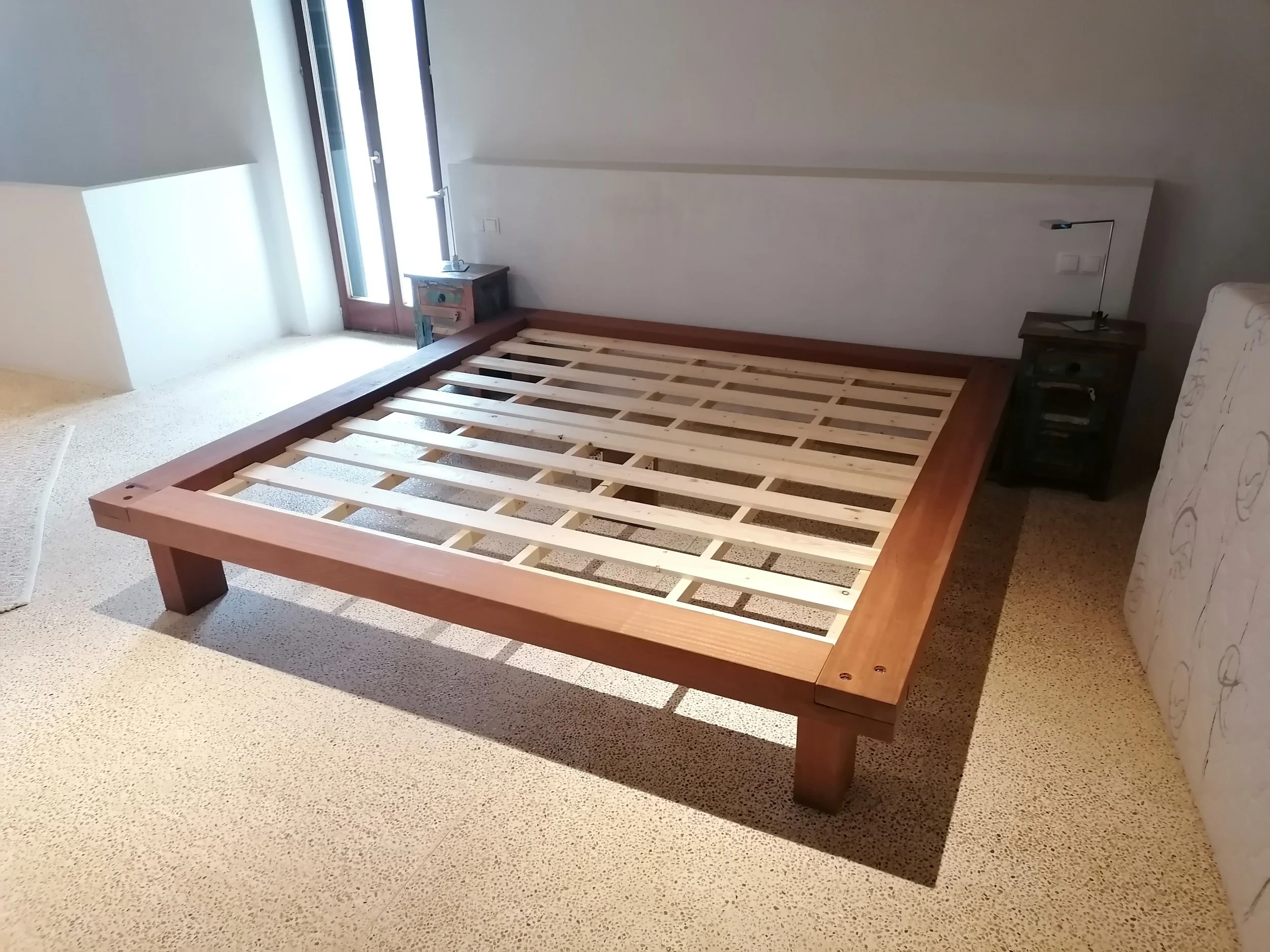 Solid Wood Bed Frame - Artà – Hugo Will Fix It