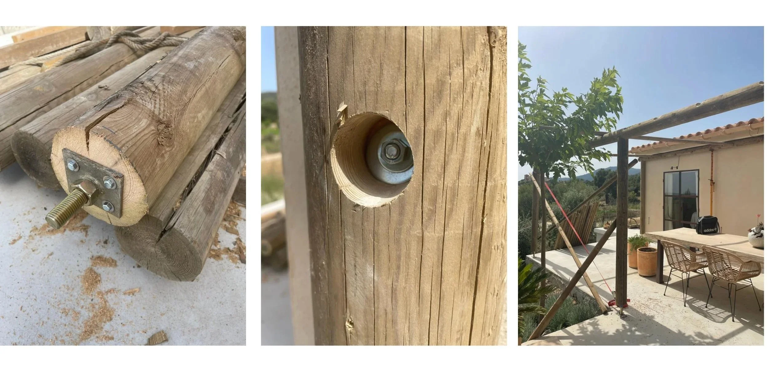 Wooden Pergola Mallorca Terrace