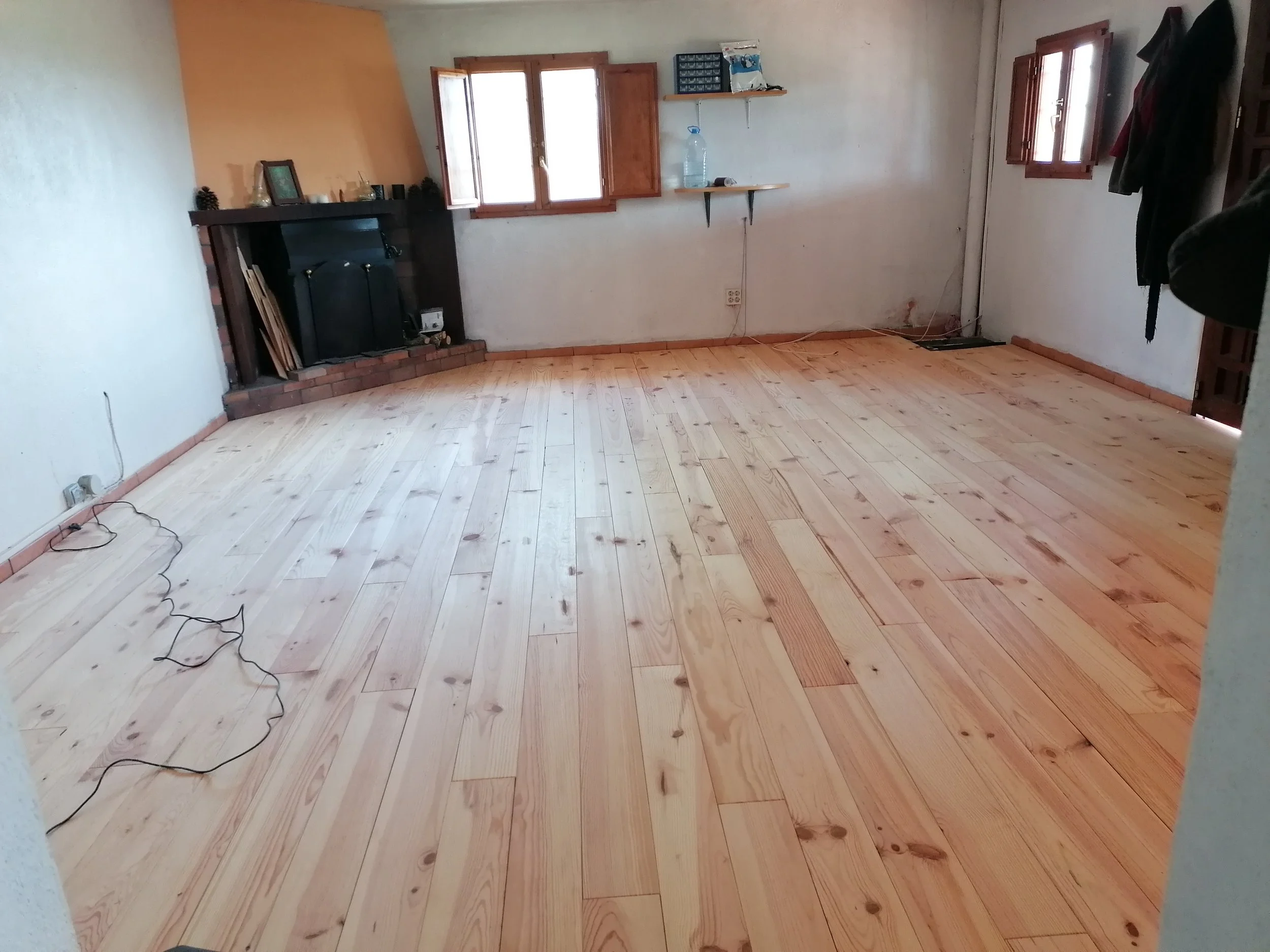 Wooden Floor Installation in a Private Home