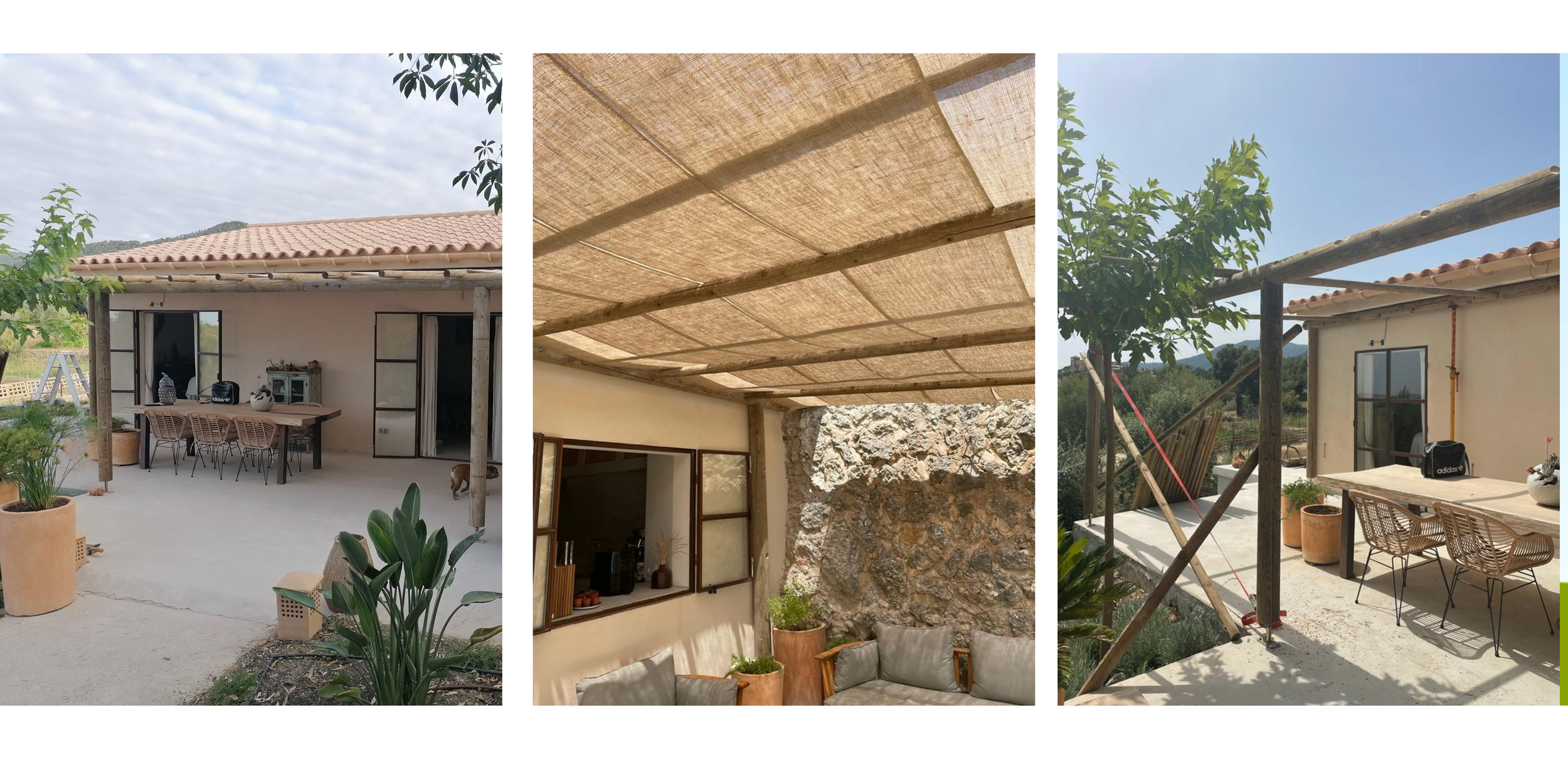 Custom-Built Wooden Pergola Mallorca