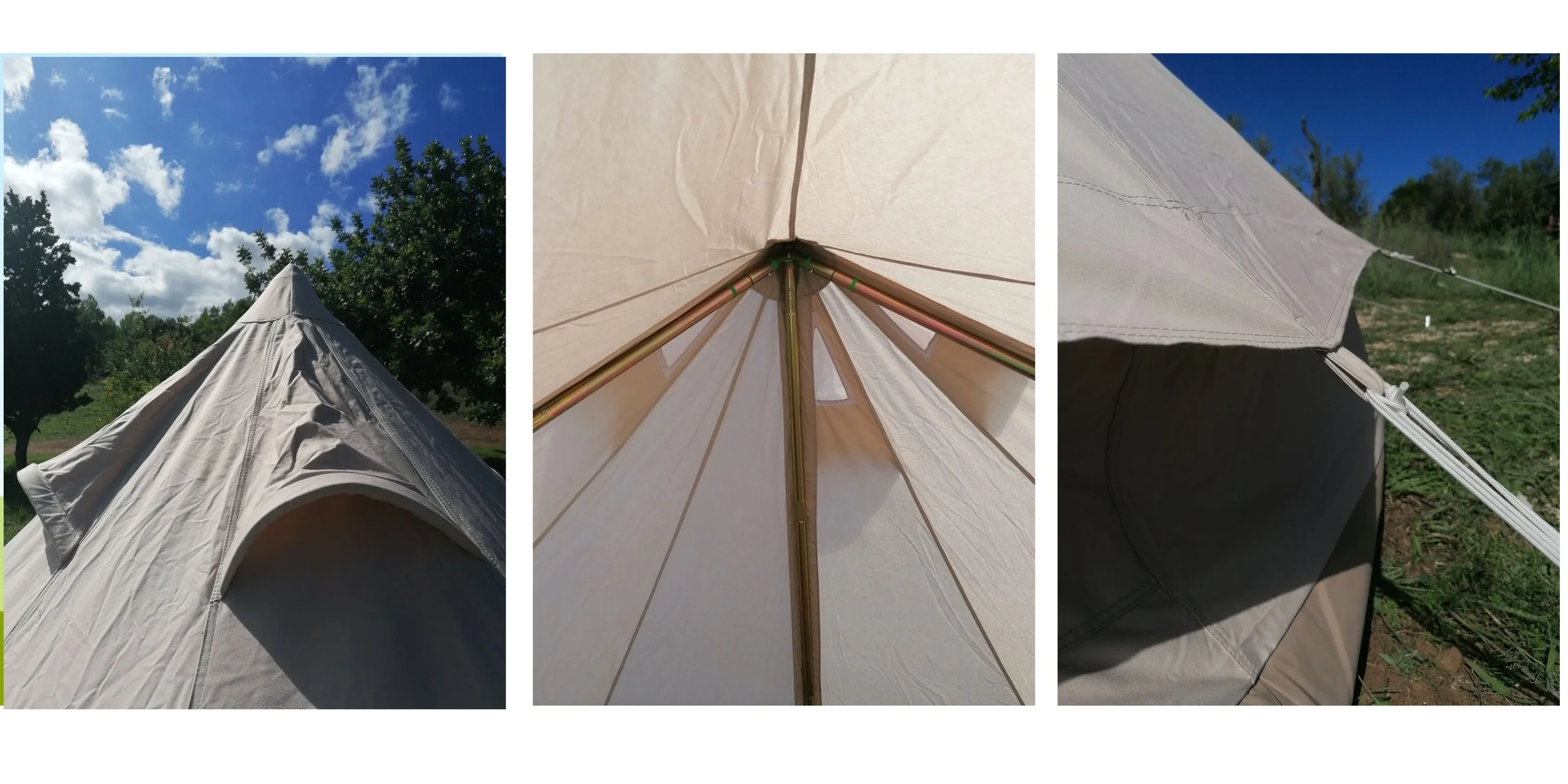 Canvas Bell Tent Detail