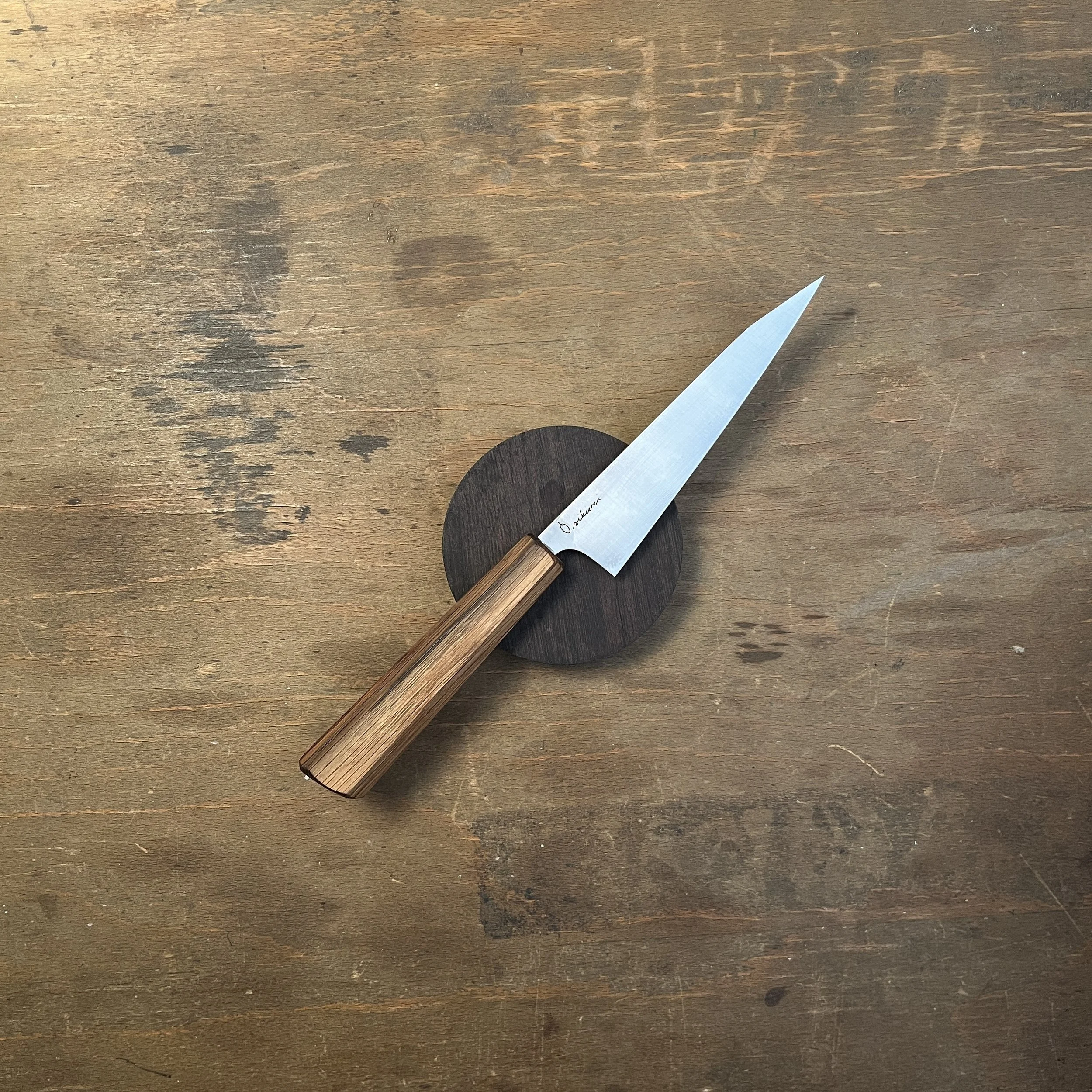 Utility stainless  / Oak wine barrel