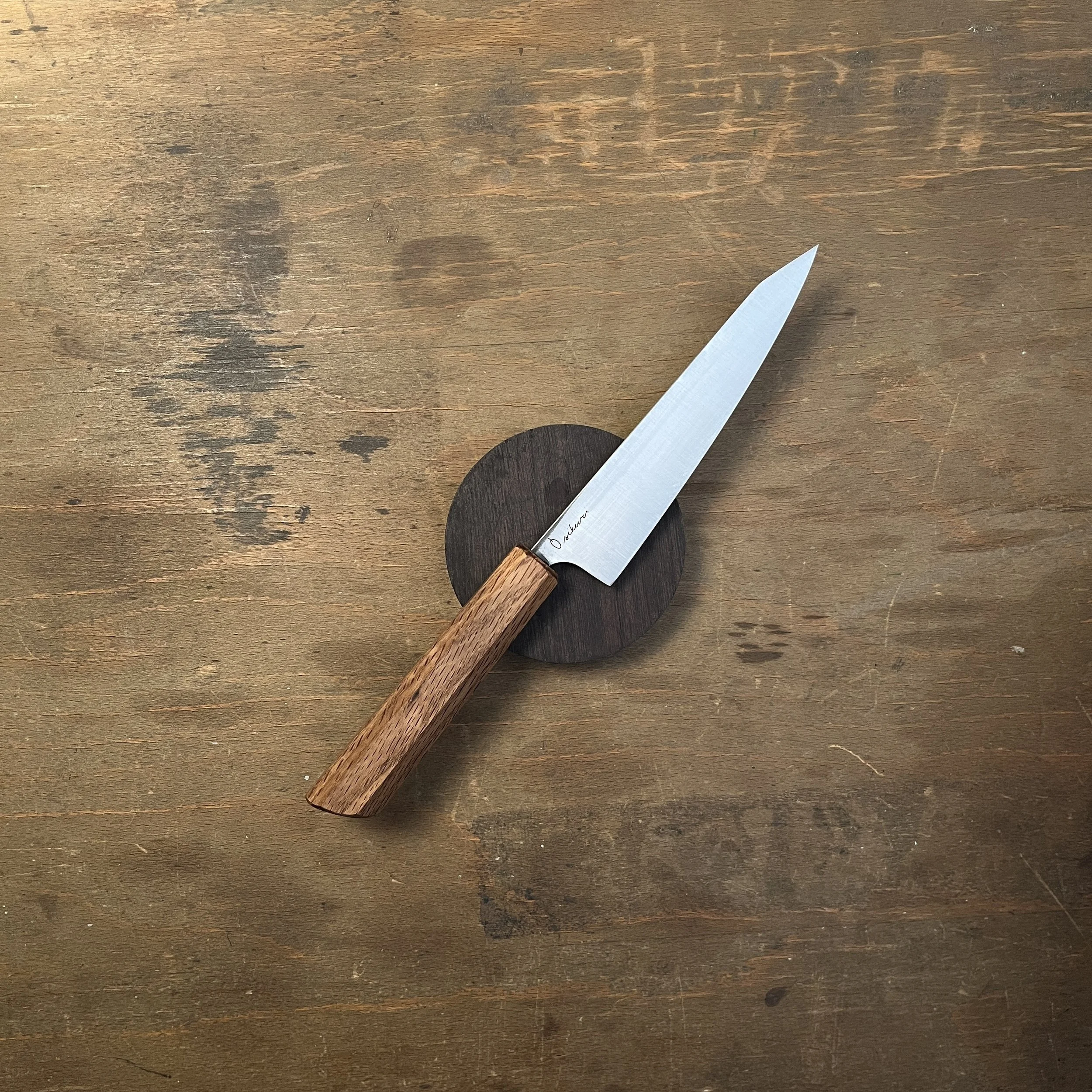 Utility stainless  / Oak