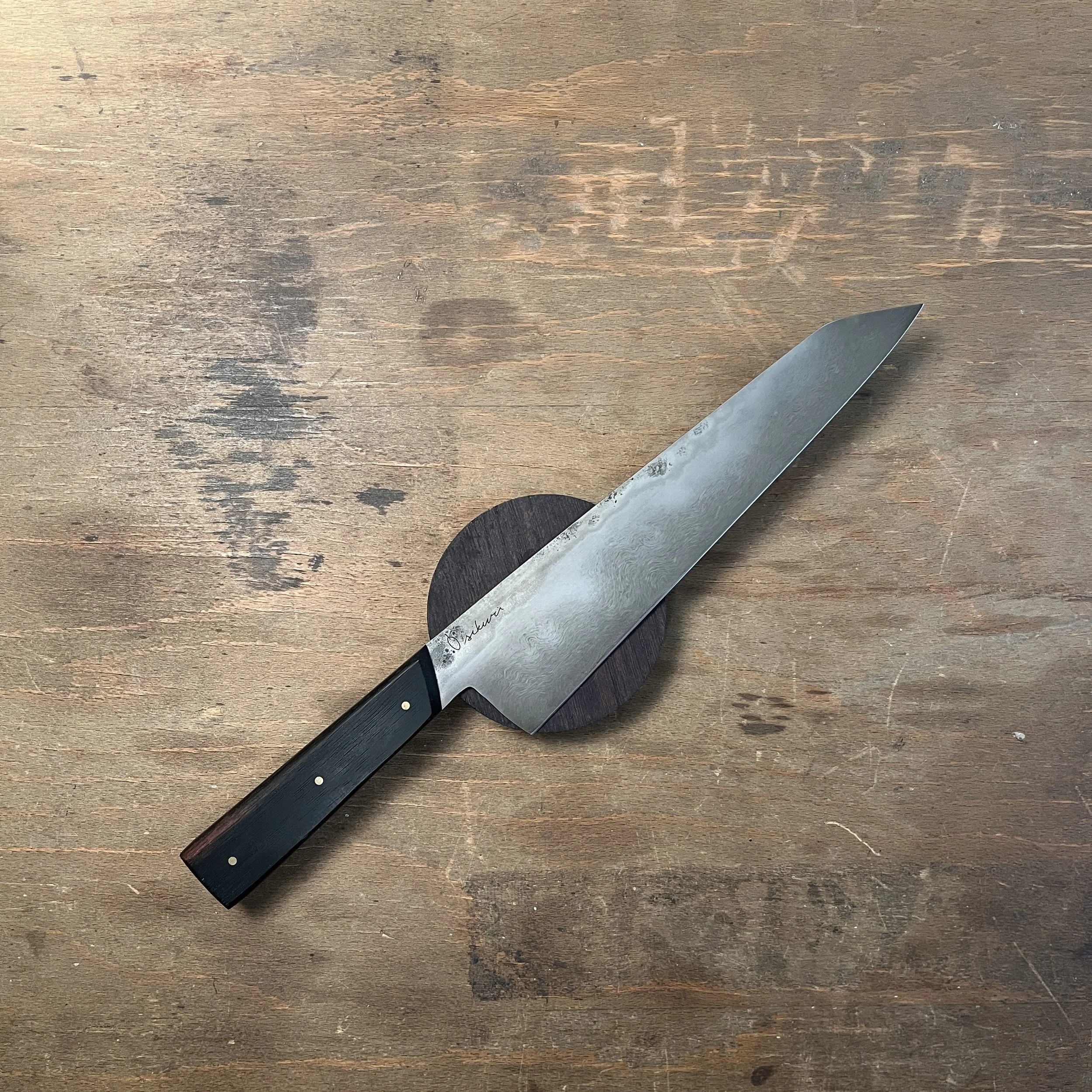 Forged K tip Chef ApexUlktra / Ebony fultang handle
