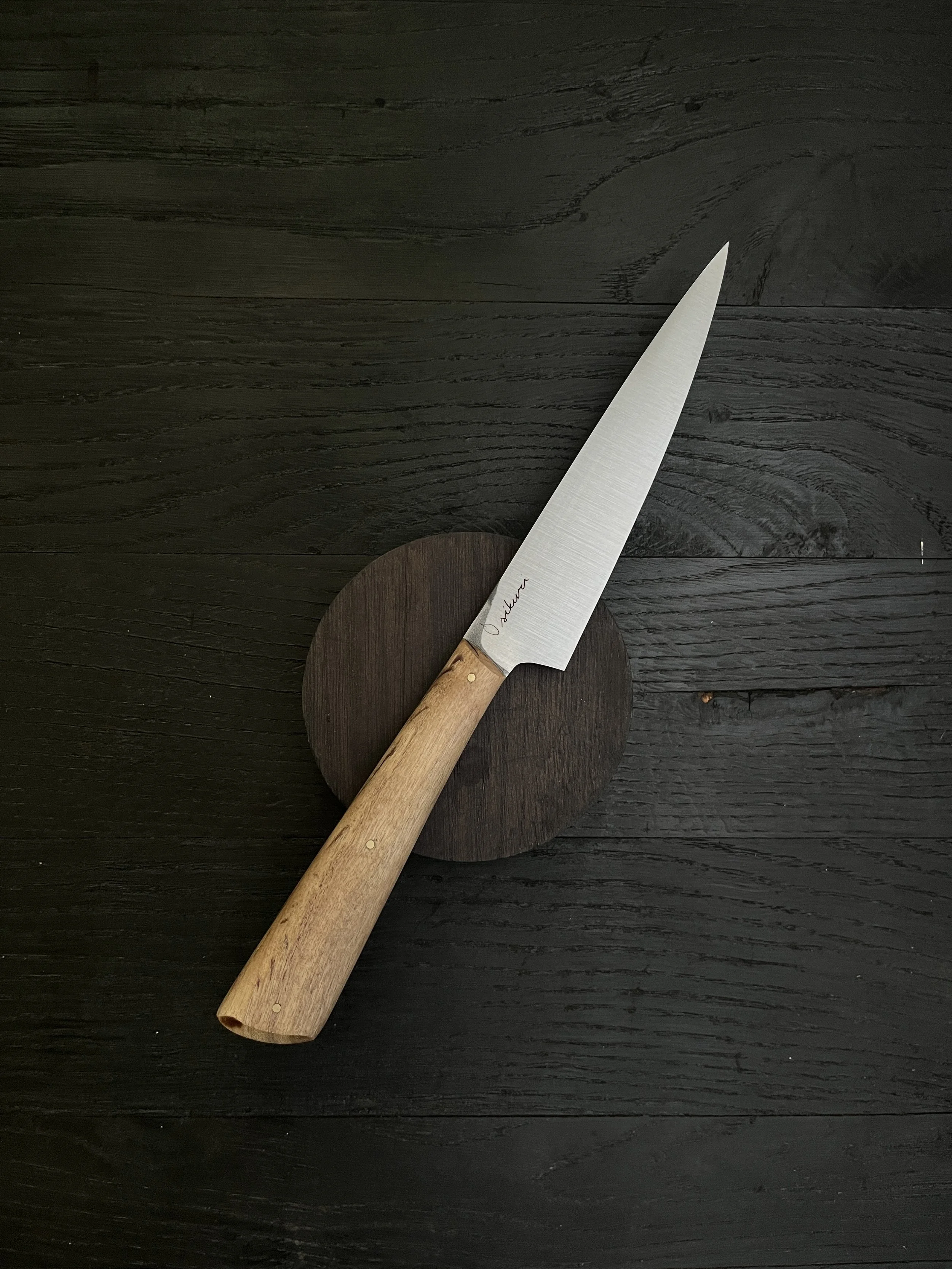 Utility steak knife / birch