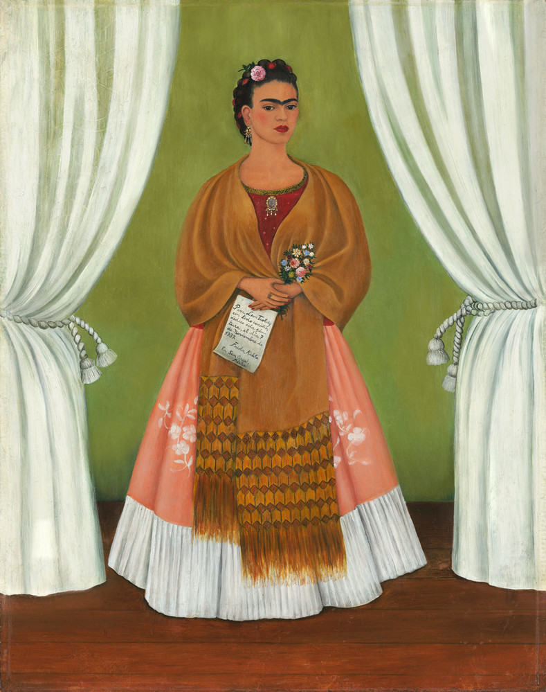 Frida Kahlo, Autoportrait dédié à Léon Trotsky, 1937