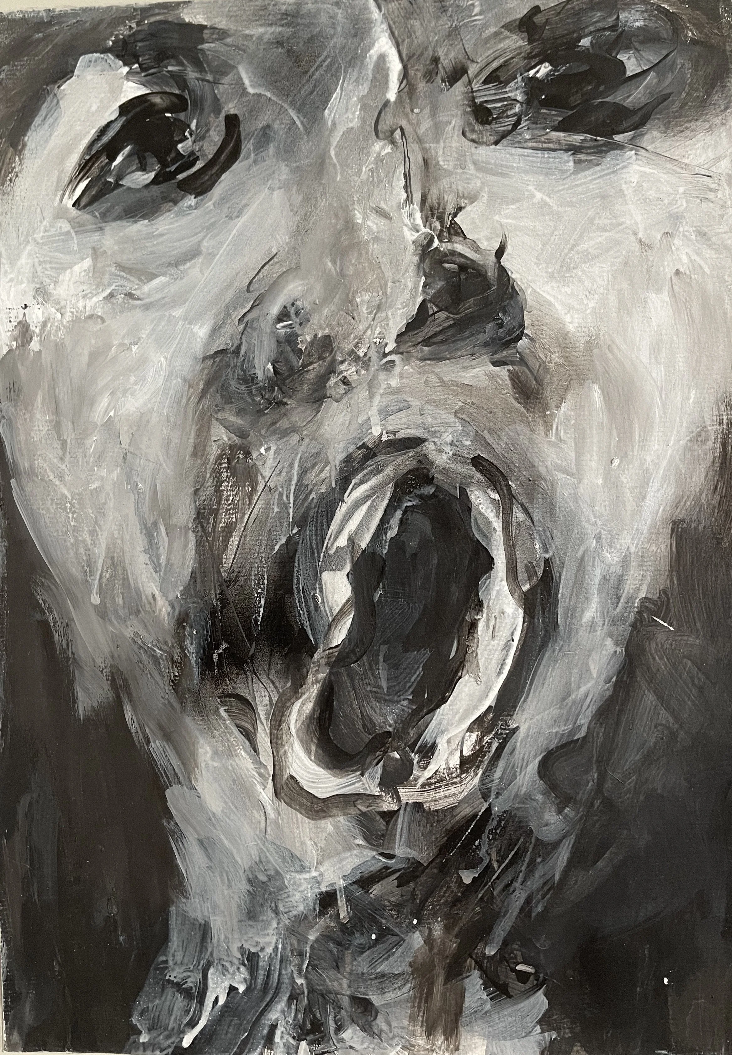 Commentaire d'une oeuvre Le cri, Félicité Codjo — OH GALLERY