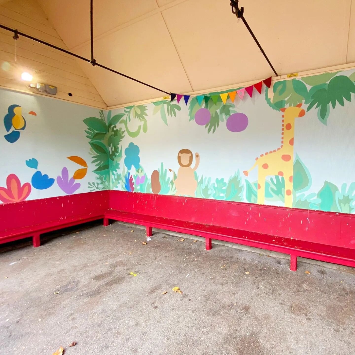 how roar-some is this?!?

Two days in and I can't believe how quickly this space is coming to life!!

The jungle characters created by RampArtist @paige_legeyt07 haven't lost any of their playful charm in their upscale 🐘🐍🦁

It's been wonderful cha