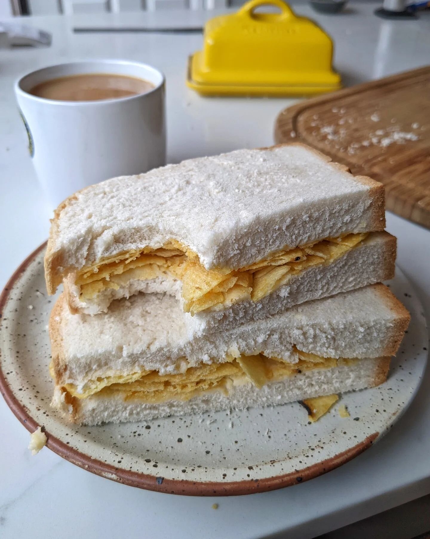 The crisp sandwich. In @pitmagazineuk's potato edition, available to pre-order now.
My heart sings when I get to write about the more frivolous things in life. Not that crisp sandwiches are frivolous - they're not, they are very, very important. Pre-