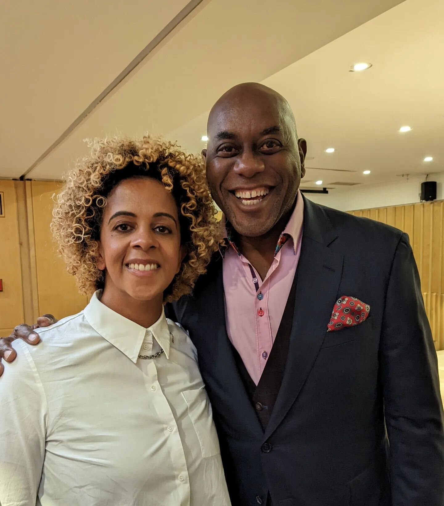 Oh @ainsleyfoods. What an incredible person you are. Last night's @britishlibrary Food Season event was an absolute dream - Ainsley shared so many beautiful insights, made us laugh, cry and think. Then he got a standing ovation, and then you should'v