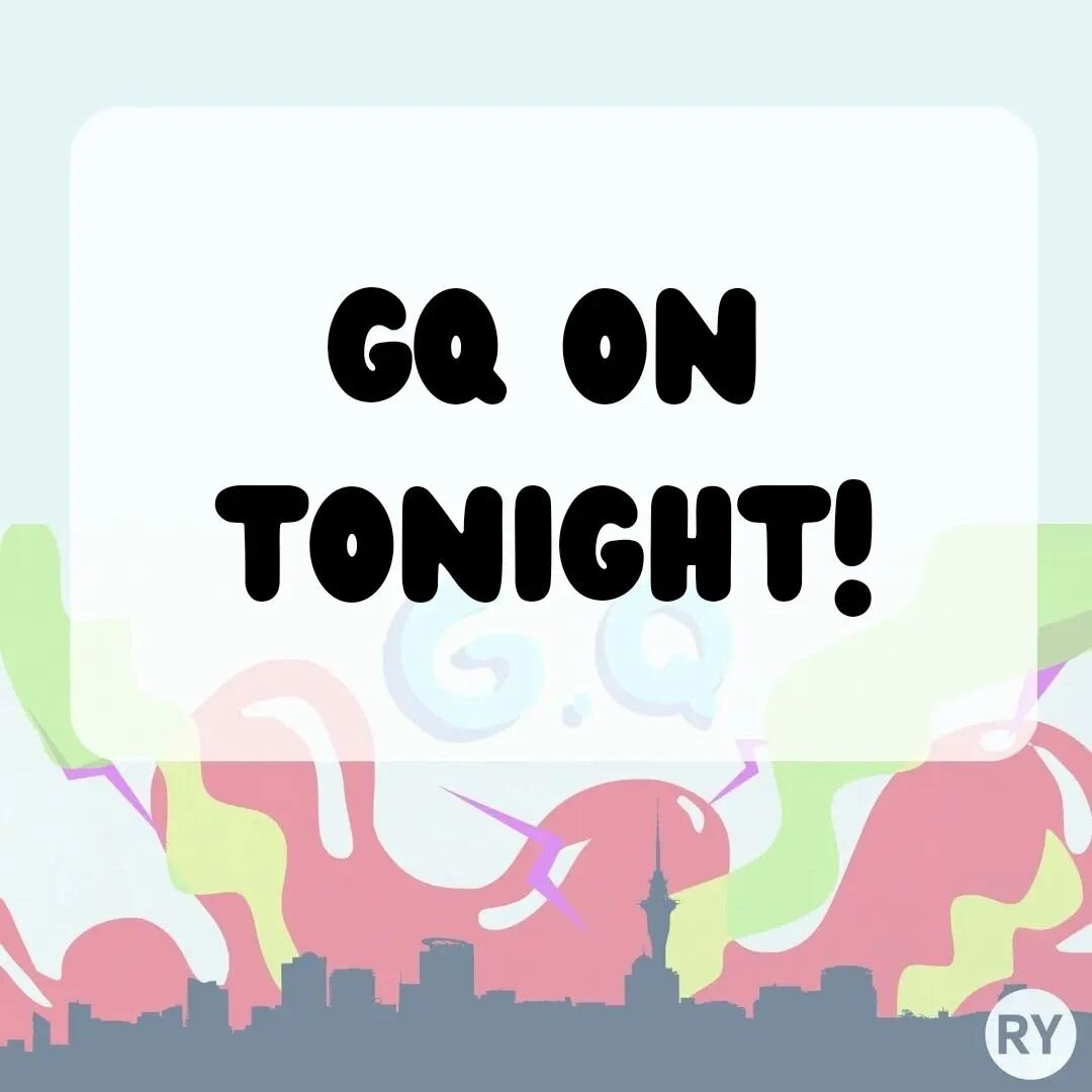 Kia ora guys! GQ is on tonight! 6:30-8:30pm at RYs Auckland drop in as per usual :) 

We're also going to have the wonderful Mia joining us tonight! (some of you may have met her earlier this year) to help me out and transiton into facilitating with 