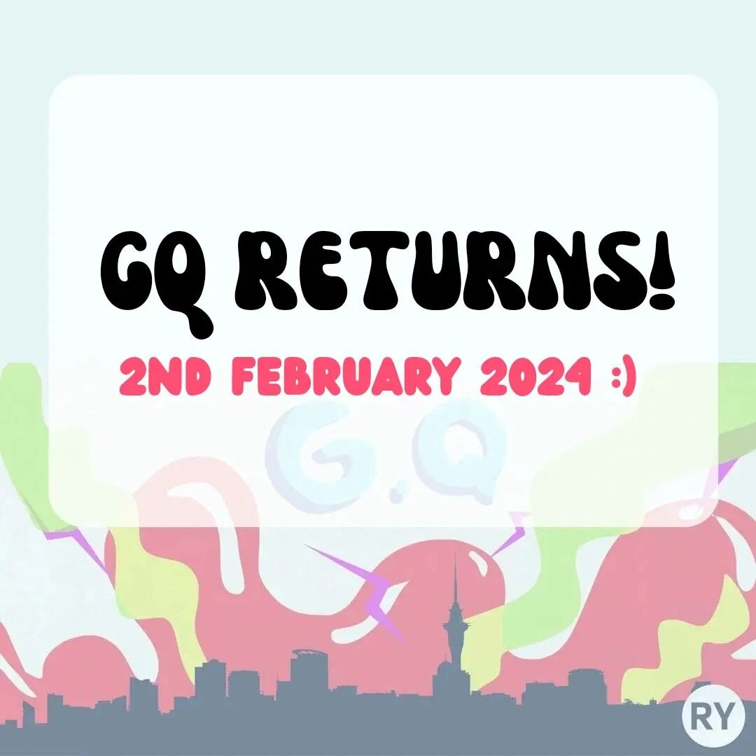 Kia ora guys!

Hope you've all been having a wonderful summer holidays! We're going to be back and having our frist group of the year on Friday 2nd of February, same time and place as last year, 6:30pm - 8:30pm, Auckland Rainbowyouth drop in 🌈

Look