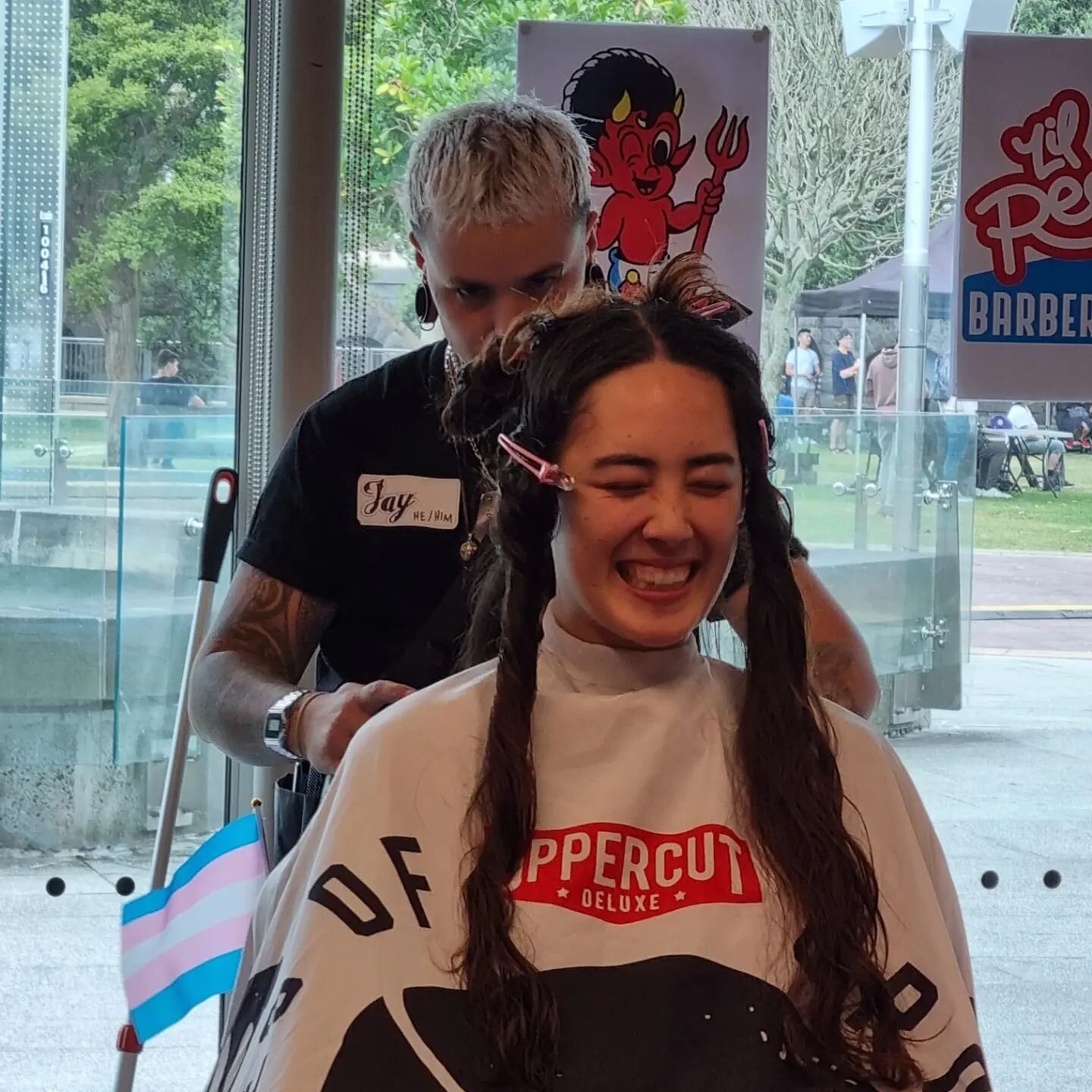 Dress with Pride 2024!! Here's what went down on Sunday 25th of Feb as we got ready to march with @aucklandpride 🌈

Huge thank you to our supporters @lilredsbarbershop_ and @koha.apparel for taking time out of their busy schedule to come help us out