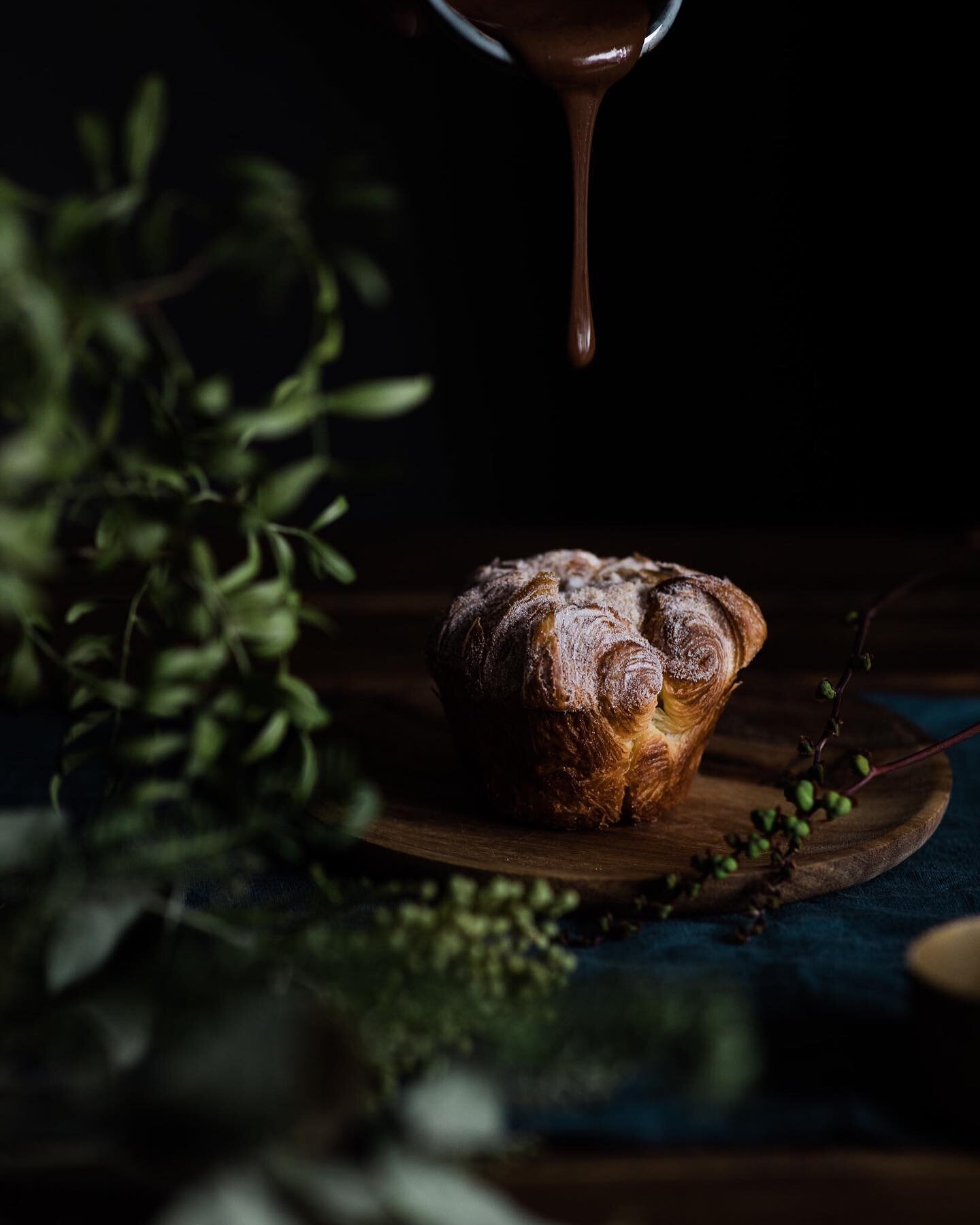 Another unpublished shot from last year. This is a delicious pastry from @braudogco with a little added chocolate since there is never too much chocolate. Brau&eth; &amp; Co. is my go to bakery and I definitely recommend a visit.