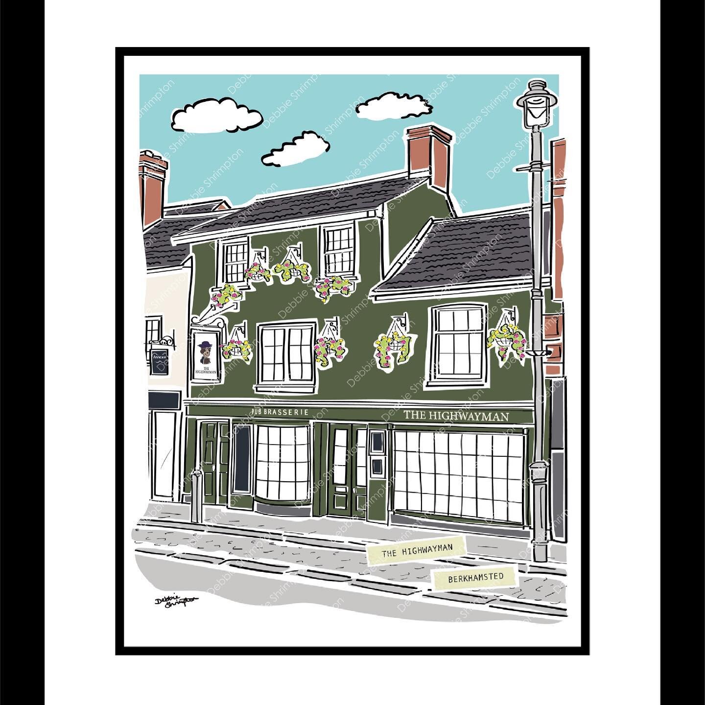 Loving celebrating our fabulous Berkhamsted High Street with illustration commissions of so many beautiful buildings and wonderful business. 
When the sun is shining it really feels like Berko has its post Covid Mojo back. 

New commissions welcome, 