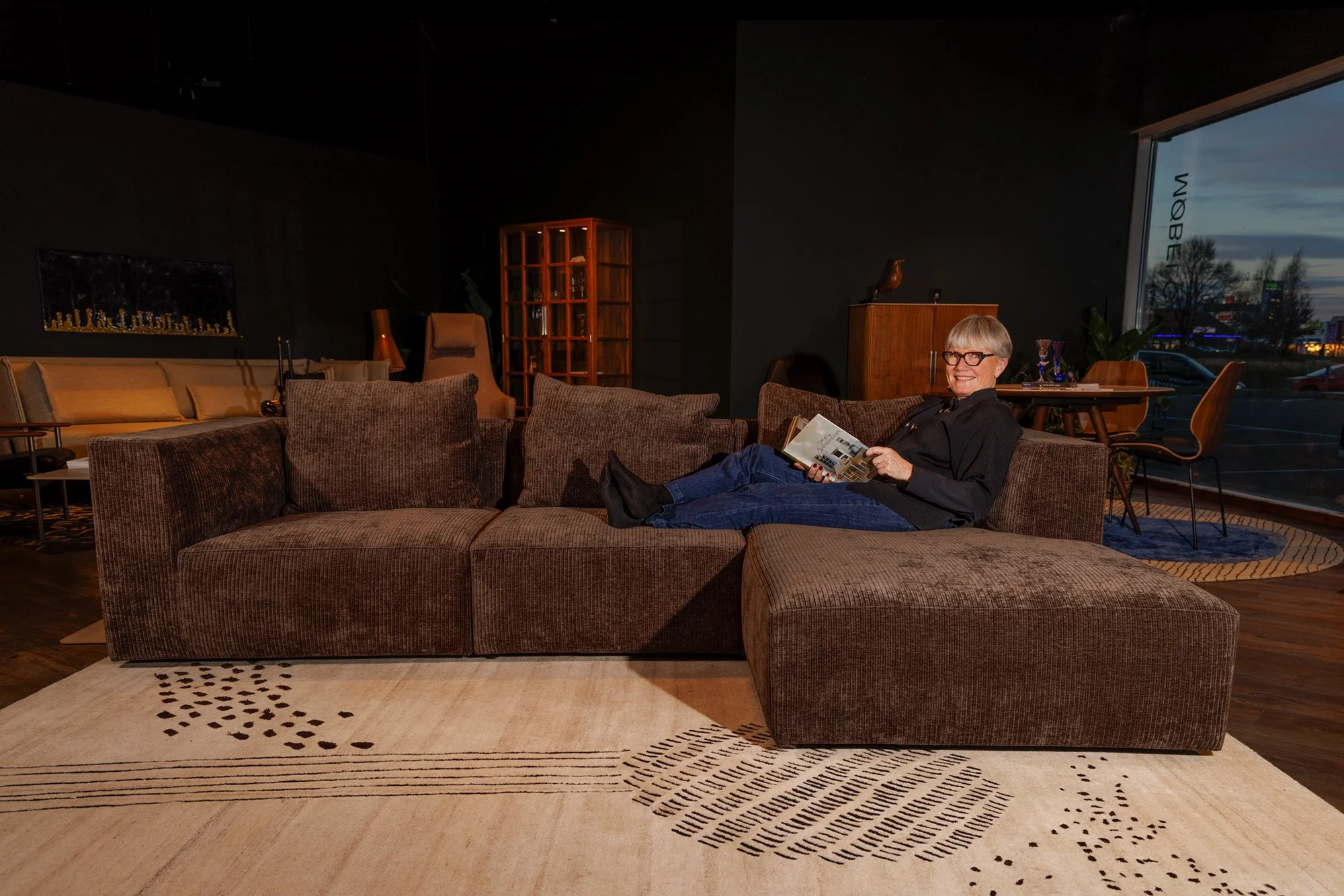 Juul 101 sofa med sjeselong 280cm: Kr 49.950,-