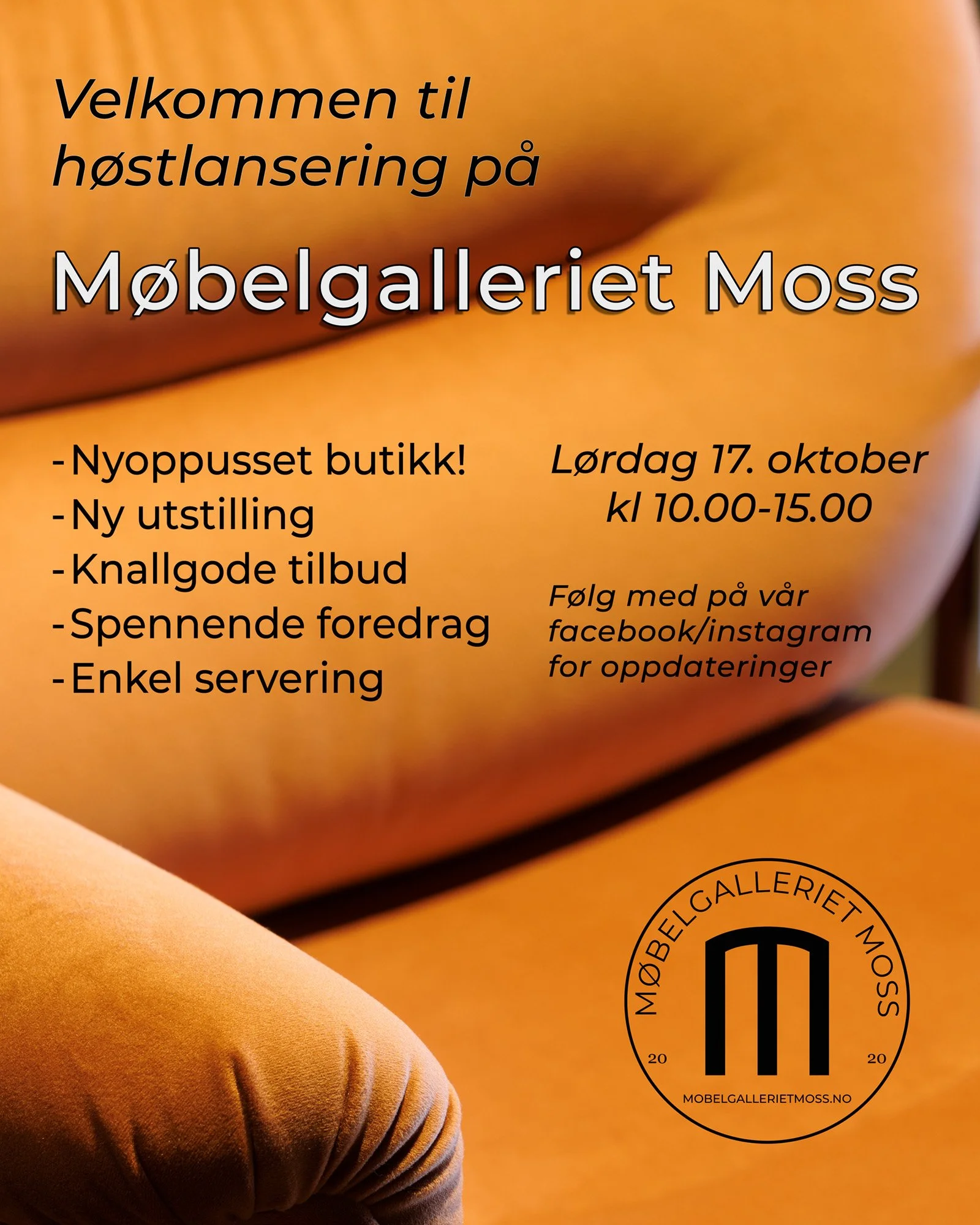 Velkommen til høstlansering lørdag 17. oktober!