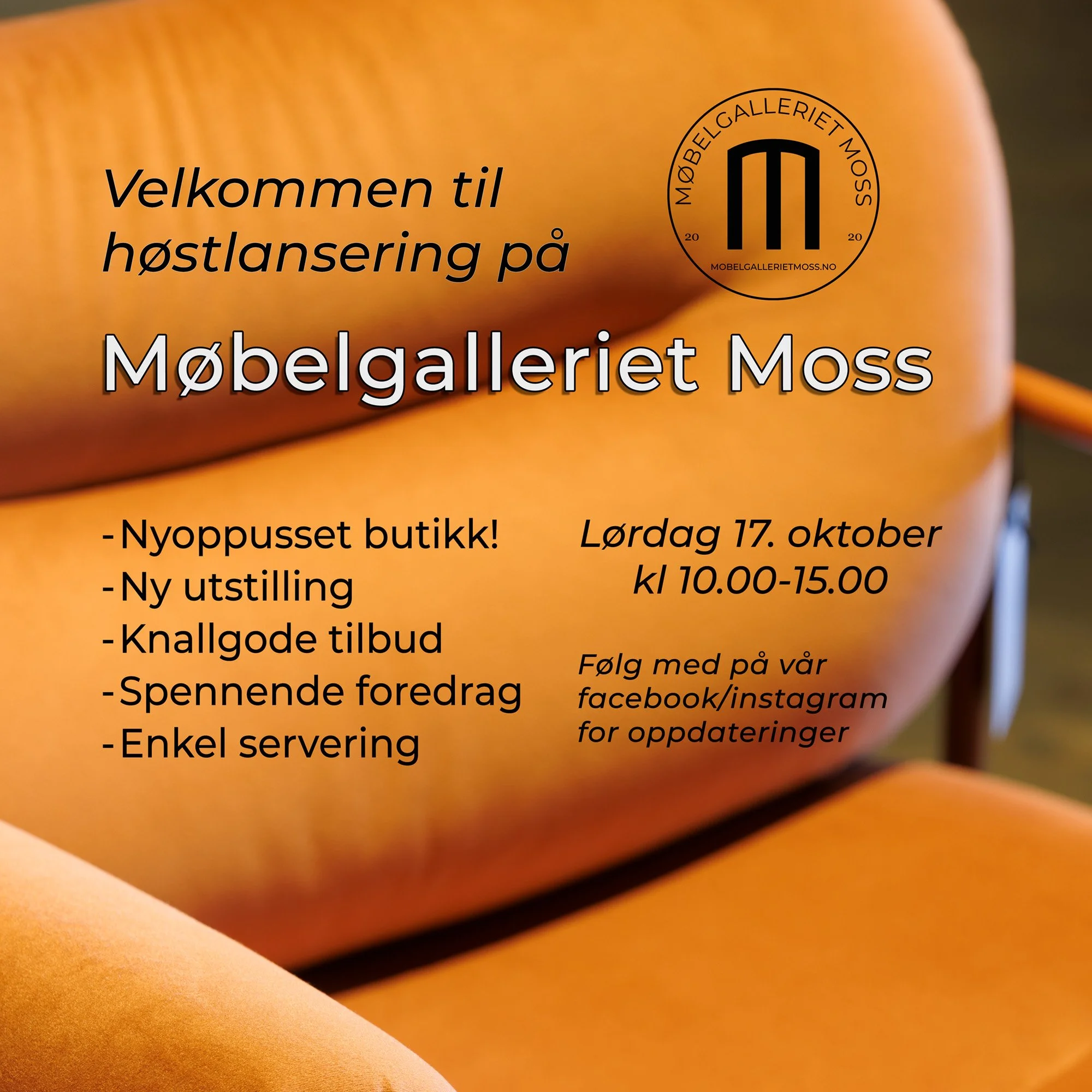 Velkommen til høstlansering lørdag 17. oktober!