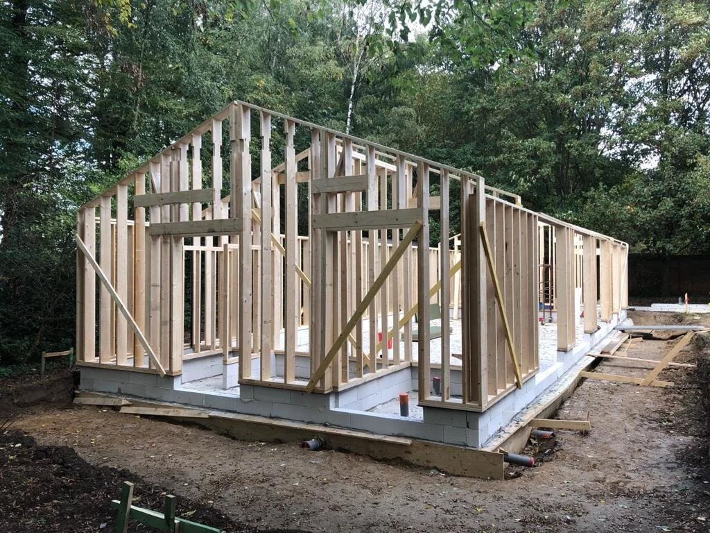 Project 27E // Woodstructure in the making