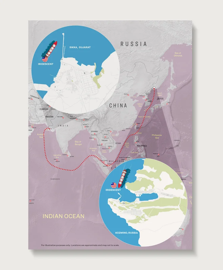 Dressed to Kill - Tracking Oil Tanker Iridescent