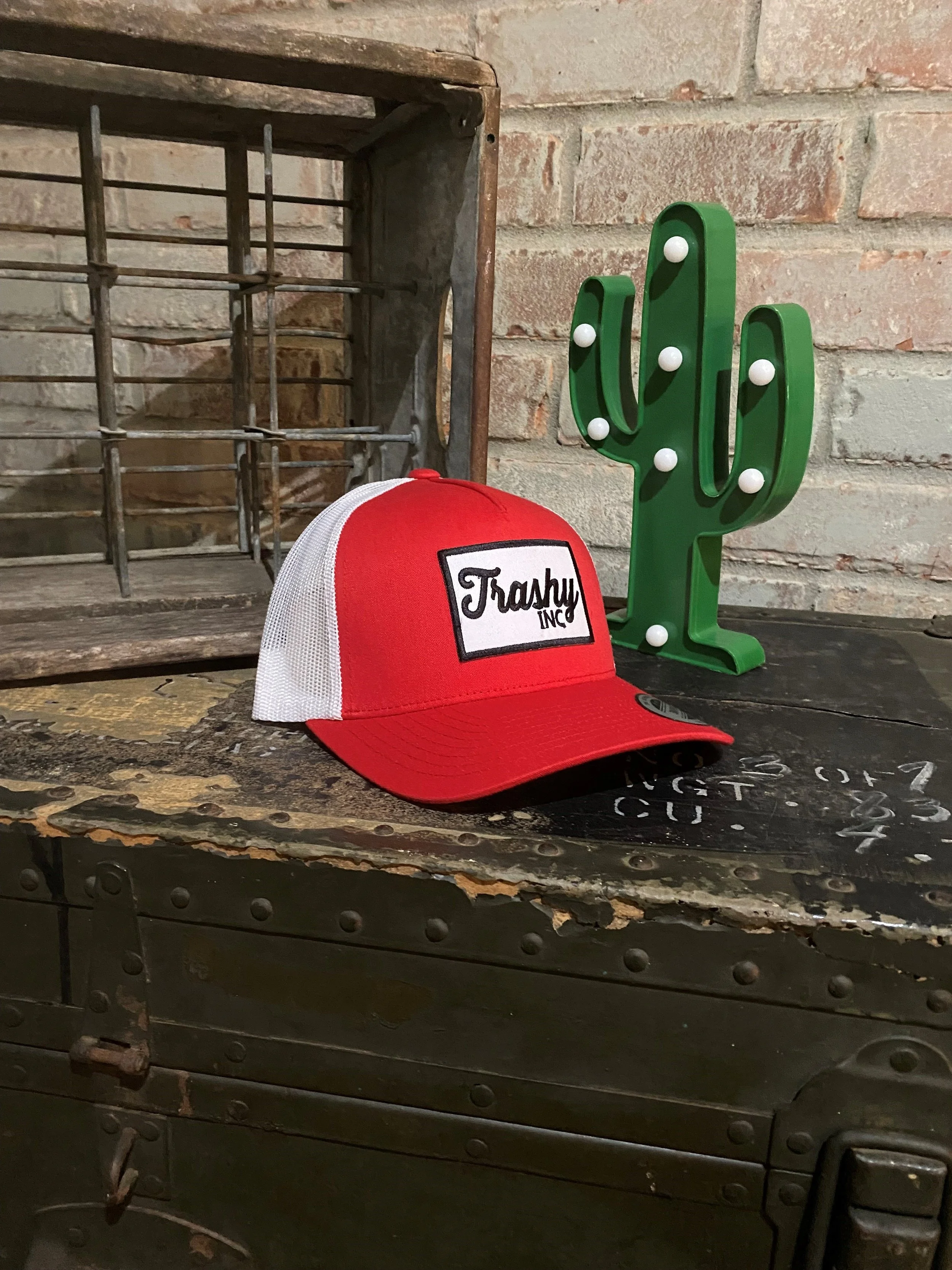 Red and White Snapback