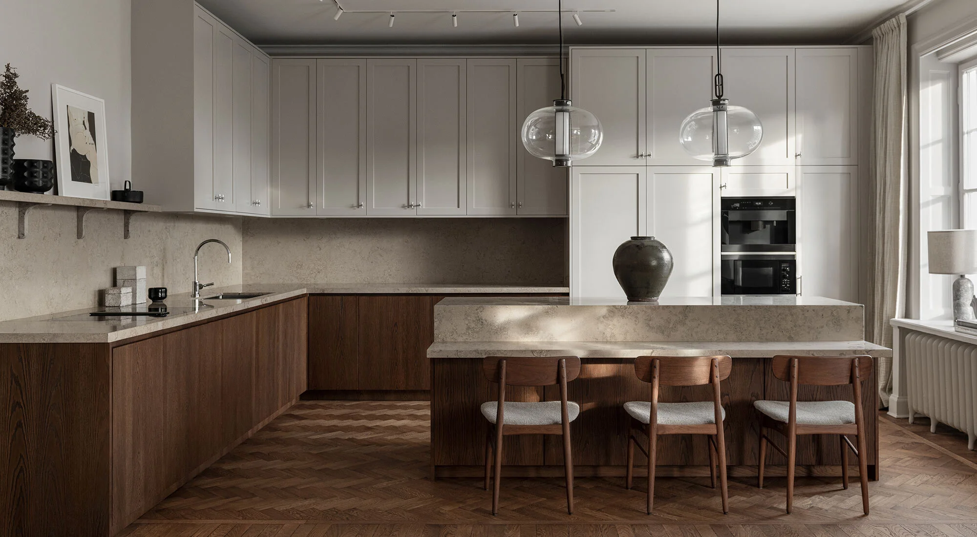 Scandinavian feng shui kitchen