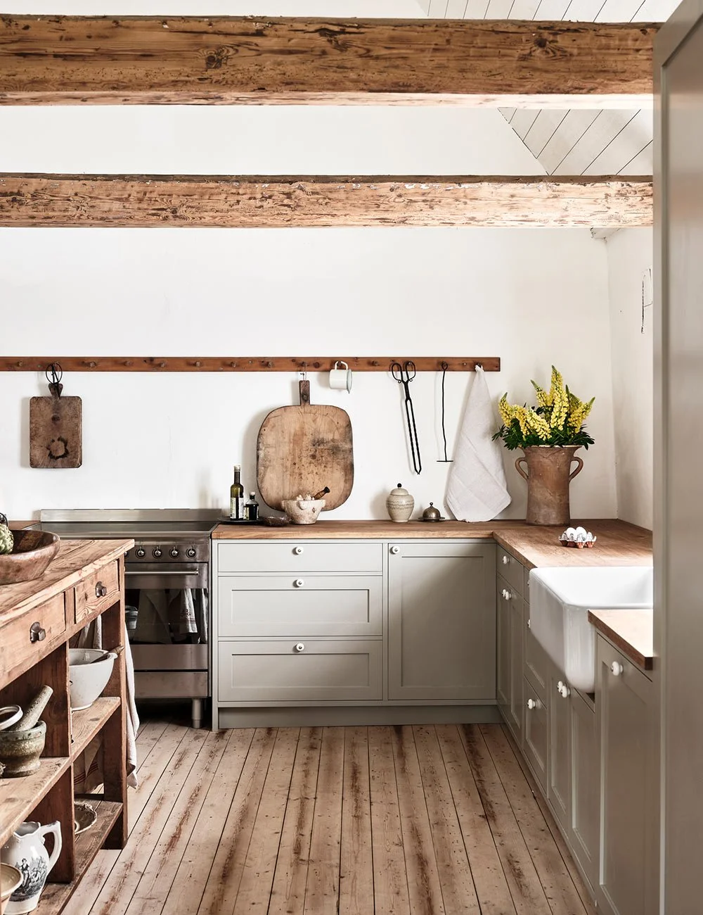 Step into the farmhouse kitchen in the heart of Österlen