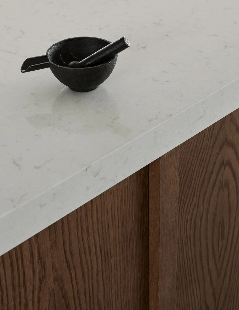 Dark wooden kitchen in the architect-designed villa — Nordiska Kök