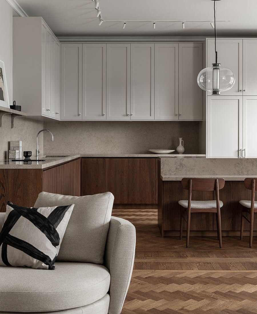 japandi - scandinavian design kitchen — nordiska kök