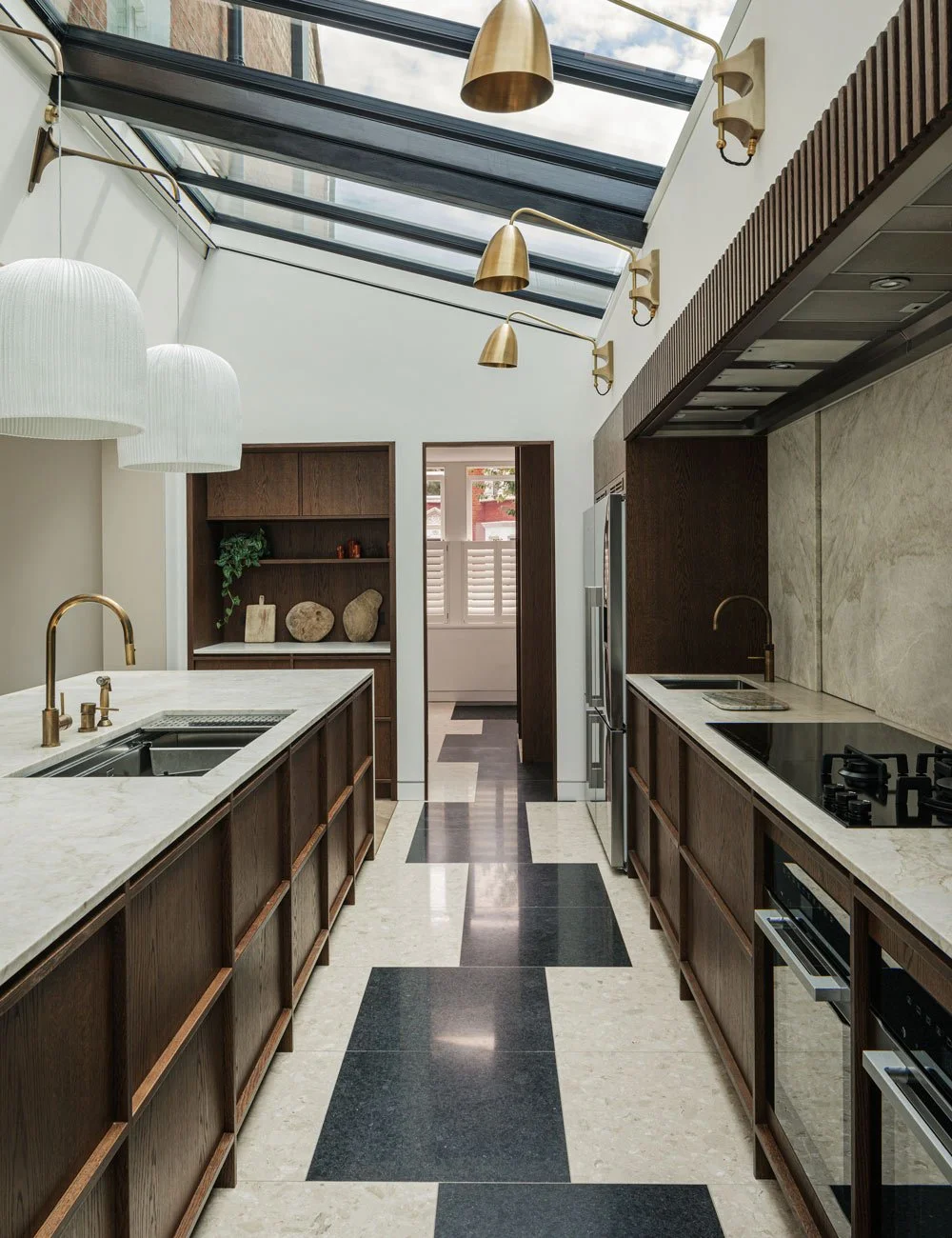 The Elegant Dark Oak Kitchen in London — Nordiska Kök