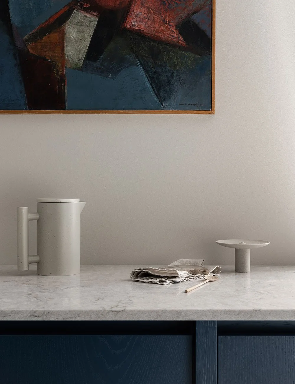 The architects retro kitchen in blue — Nordiska Kök
