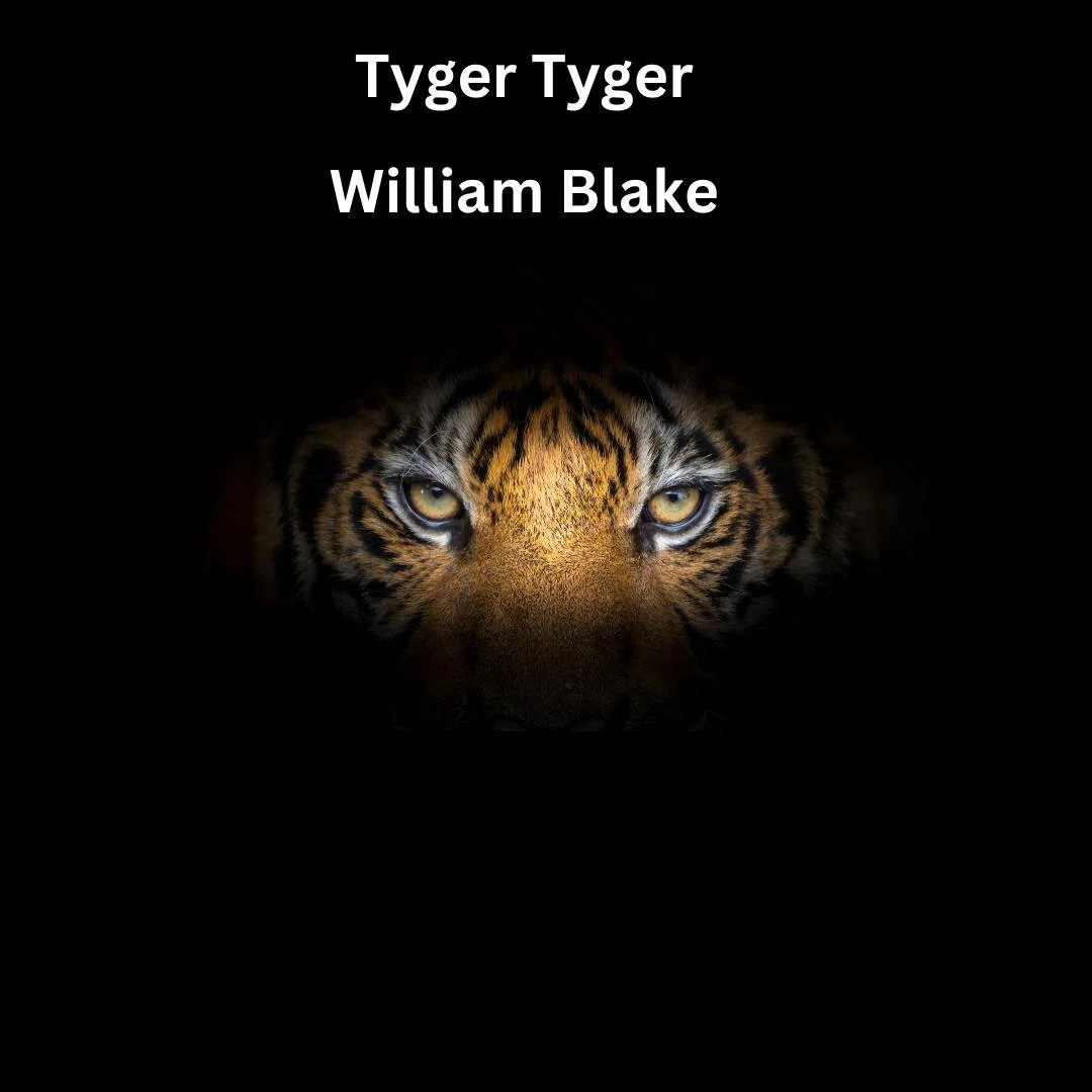 When I was younger I had a huge fear of falling, in particular during our skiing holidays, which we took every year.

I had to learn to dig deep and the one thing that helped me was to recite the Tyger Tyger poem in my head. I would do it over and ov