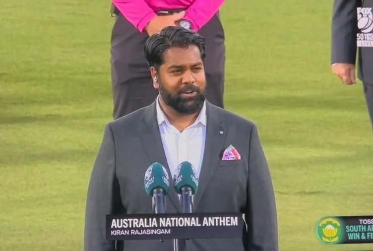 What a way to finish up our time here in Darwin! 🏏

A massive thank you to @kojoworld and @cricketaustralia for inviting me to sing the Australian National Anthem at the T20I Australia vs South Africa match tonight. What a privilege to be a part of 