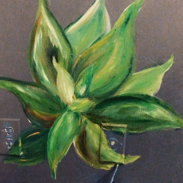 Agave leaf 🍃#tequila #muralart
