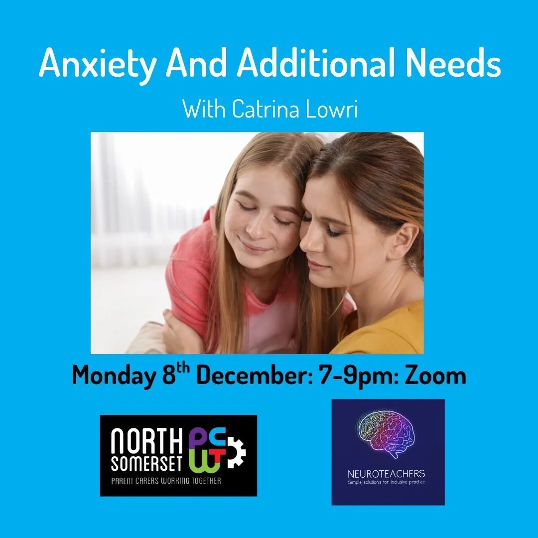 Anxiety and additional needs is back for the last session of the year! 

As we step into the Christmas holidays, we know this can be an incredibly anxious time for children and young people, with all the visitors, different foods, new atmospheres, al