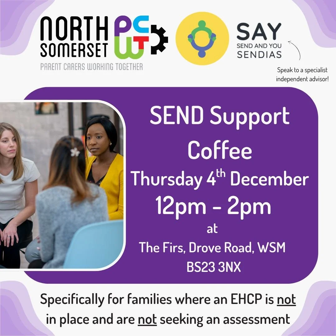 ☕ SEND Support Coffee Drop-In &ndash; No EHCP? No Problem! ☕
 
Children and young people with additional needs can receive help without an Education, Health and Care Plan (EHCP). This is often known as SEND Support &ndash; and it should be available 