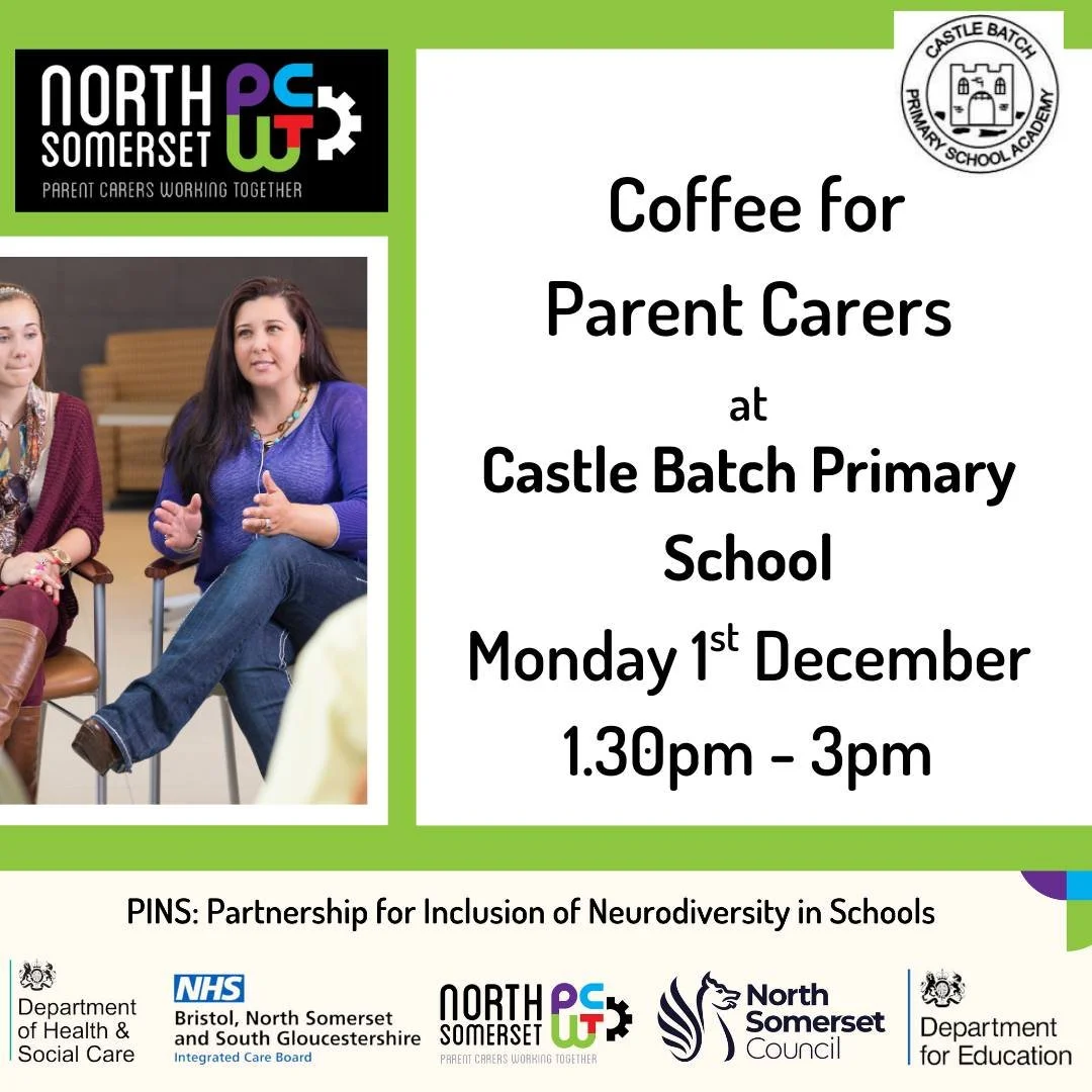 ✨ PINS ✨

Primary schools across Bristol, North Somerset and South Gloucestershire are taking part in a project called &ldquo;Partnerships for Inclusion of Neurodiversity in Schools&rdquo; (PINS).

We&rsquo;re hosting information sessions at 10 schoo