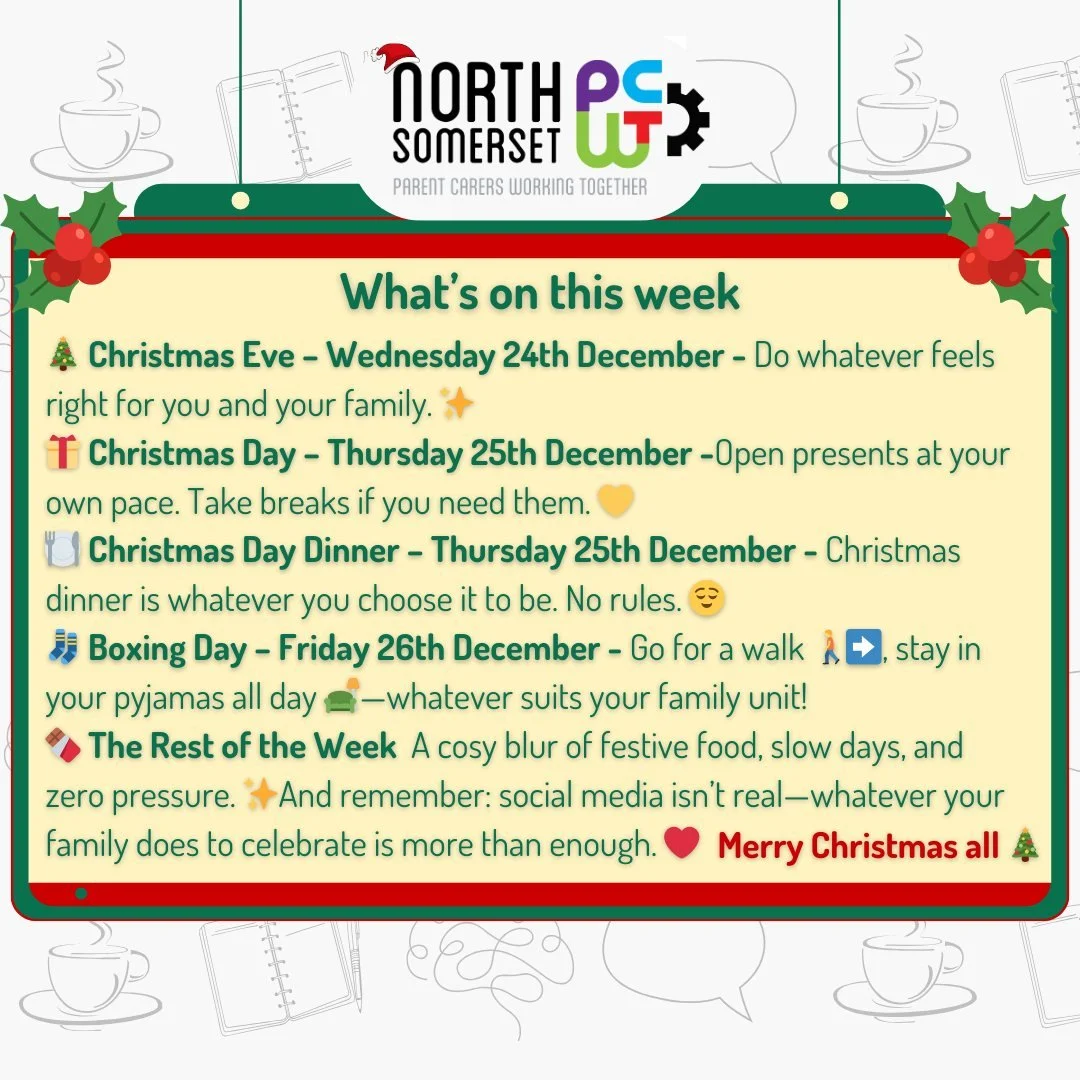 👀🤩🗓️ Coming Up in the Week Ahead.... Festive edition 🎄

Our team are spending time with their loved ones over the festive period 💓
We hope you&rsquo;re able to find moments of peace and joy amongst the chaos that Christmas can sometimes bring! ?
