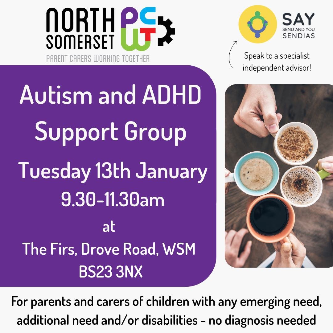 Need a listening ear? 🗣️👂

Join us at The Firs, the second Tuesday of every month. Connect with our Peer Support team and other families for support, advice, and a friendly chat. You don't need a diagnosis for your child to join us&mdash;if you hav