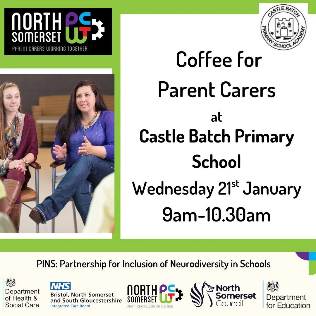 ✨ PINS ✨

Primary schools across Bristol, North Somerset and South Gloucestershire are taking part in a project called &ldquo;Partnerships for Inclusion of Neurodiversity in Schools&rdquo; (PINS).

We&rsquo;re hosting information sessions at 10 schoo