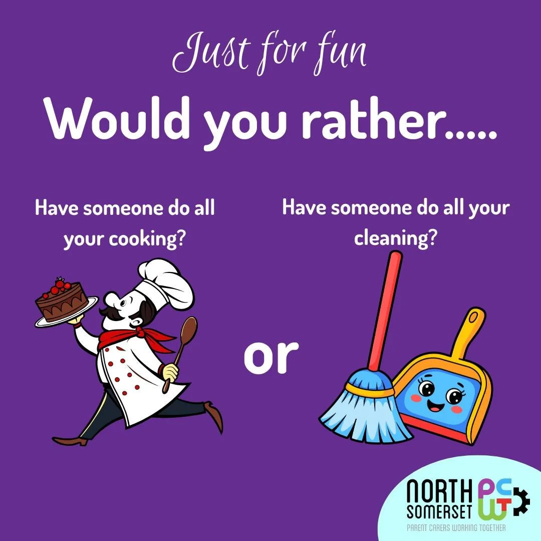 A little bit of fun on a Friday evening 😊

 Having your own personal chef would be wonderful (especially for those of us who have to cook multiple dishes every mealtime!!)..... but no cleaning ever again also feels like a dream 😅😍💭

We just canno