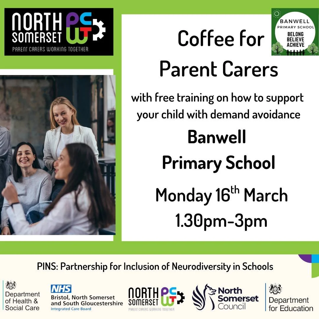 ✨ PINS ✨

We&rsquo;re excited to invite parent carers of Banwell Primary School to join us for this friendly information session 💡

Come along to learn more about the PINS project, ask questions, and connect with others in your school community. We 